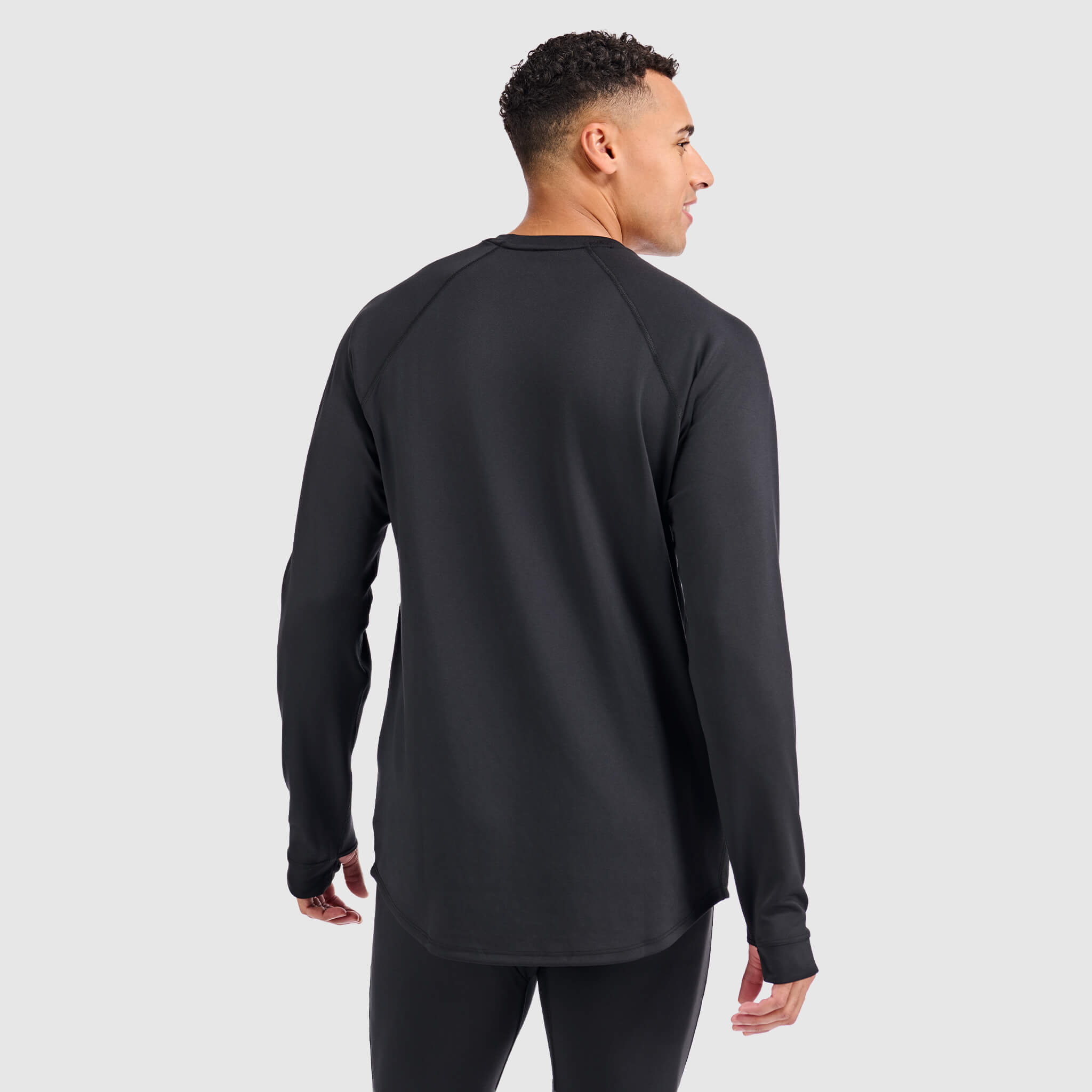BlackStrap Men's Vista Baselayer Crewneck Long Sleeve #color_black