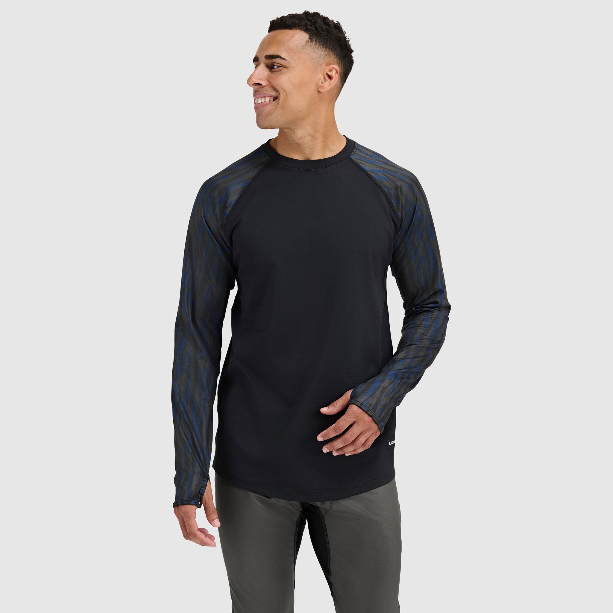 BlackStrap Men's Vista Baselayer Crewneck Long Sleeve #color_pondy deschutes