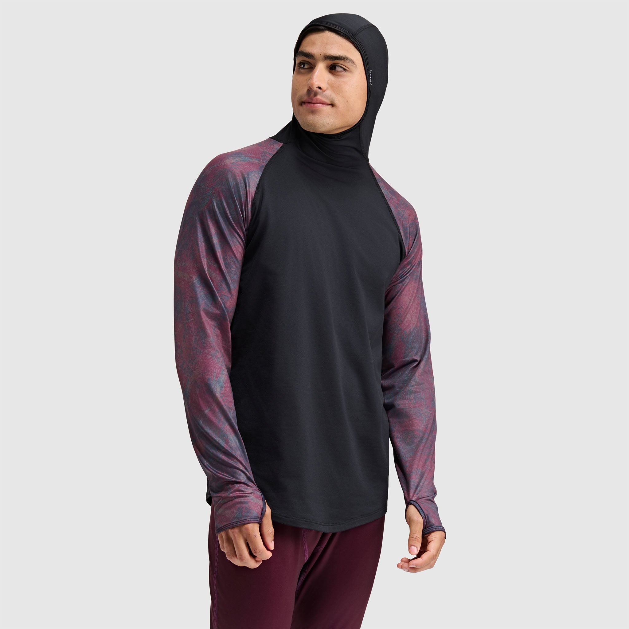 BlackStrap Men's Vista Baselayer Hoodie #color_pulse cherry