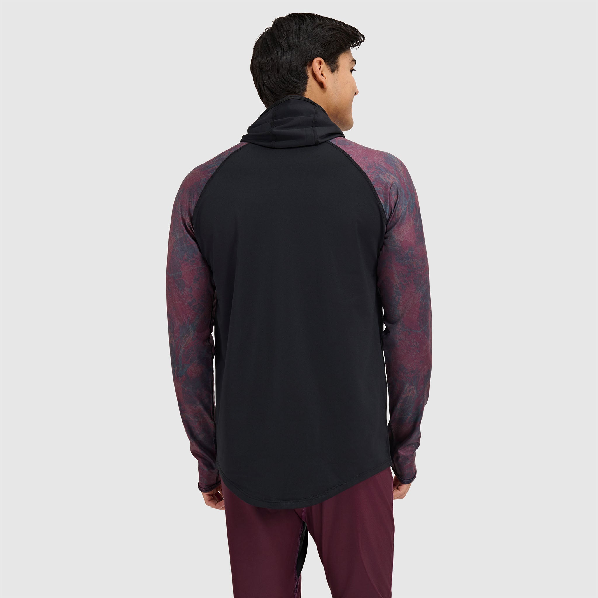 BlackStrap Men's Vista Baselayer Hoodie #color_pulse cherry