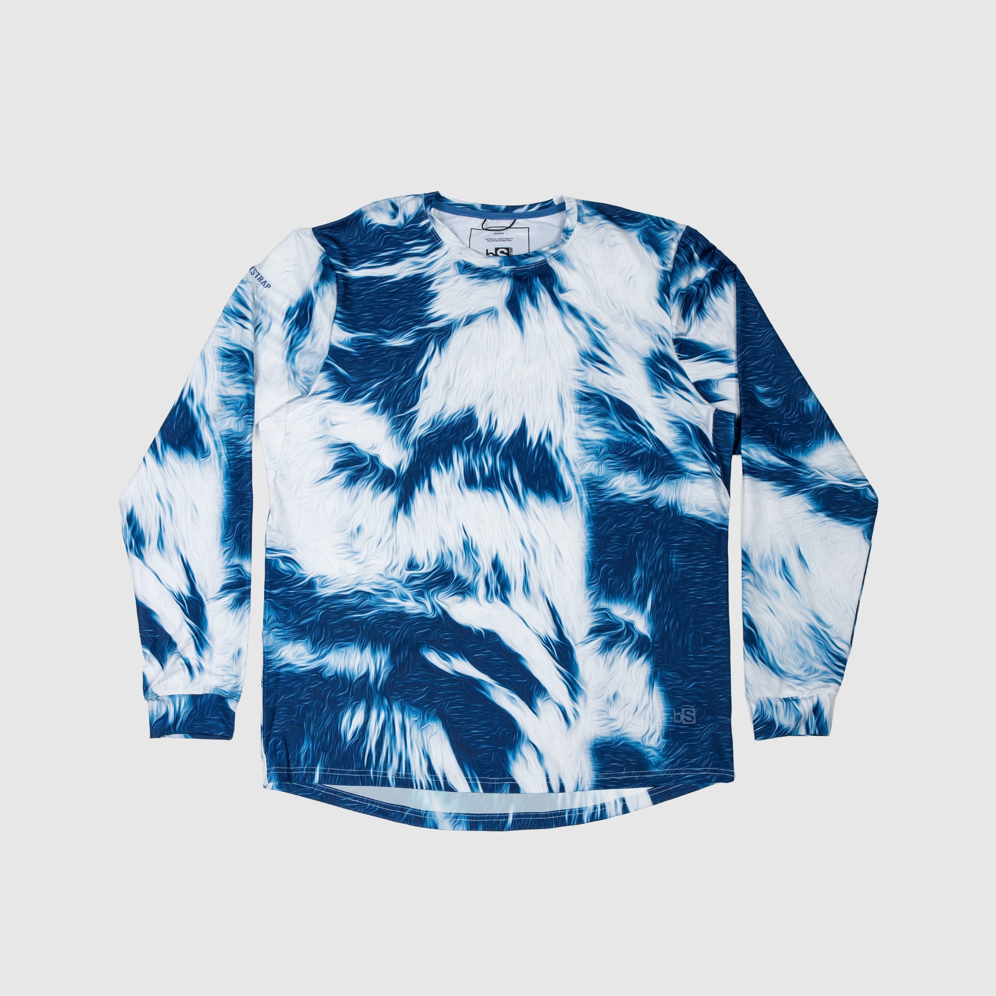 Men's Brackish Crewneck Long Sleeve BlackStrap #color_fur deschutes