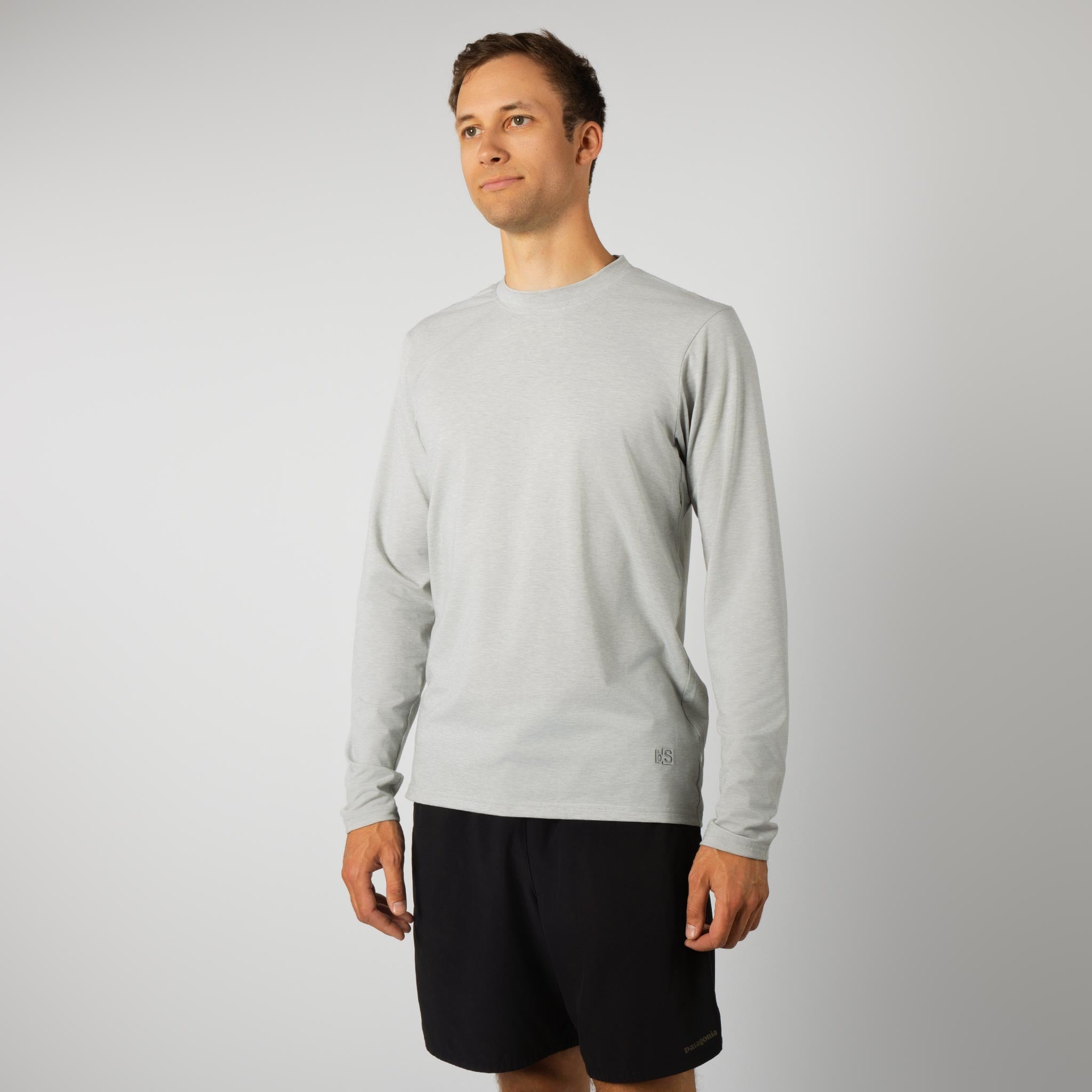 Men's BlackStrap Aspect Crewneck Long Sleeve #color_ash
