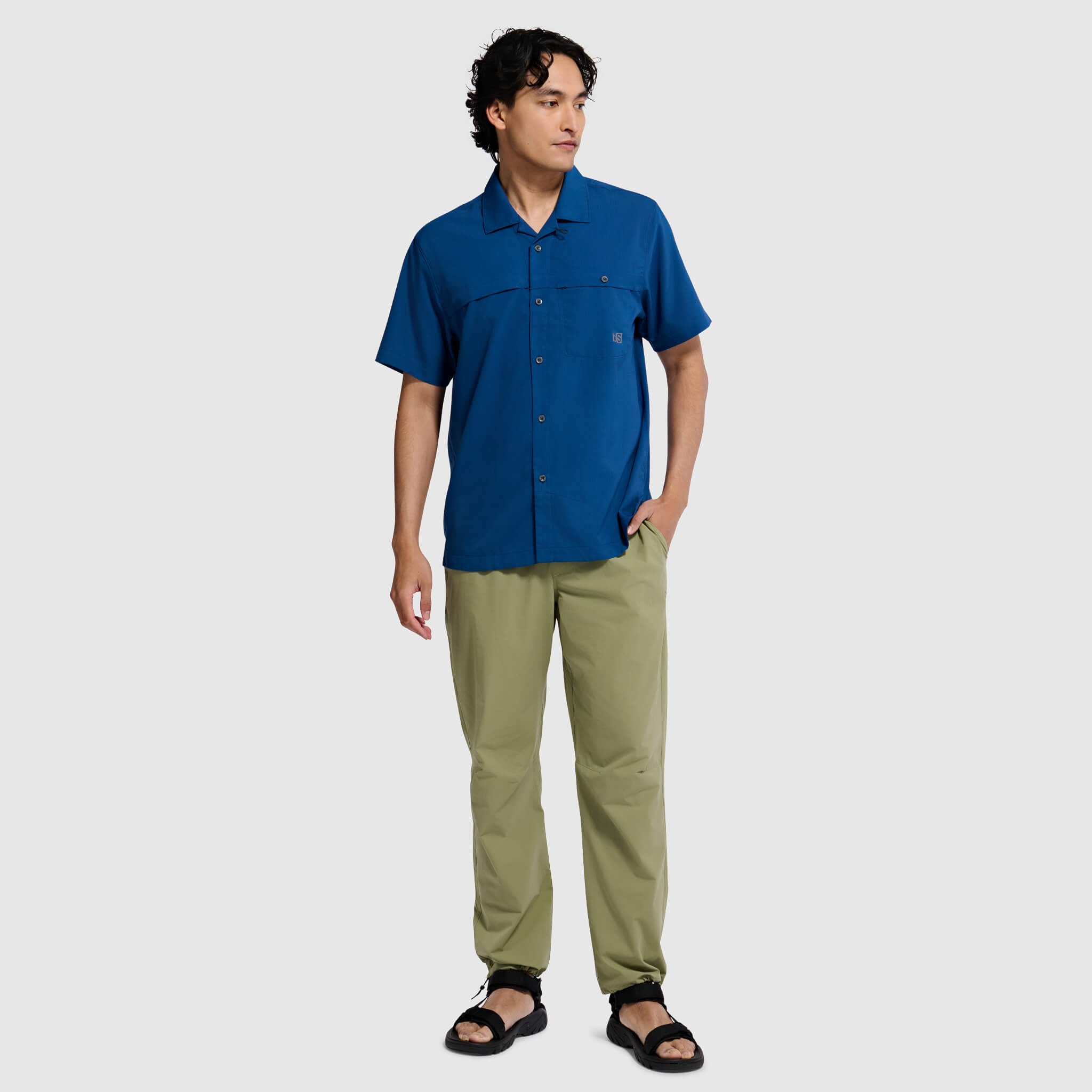 BlackStrap Men's Approach Pant with Cargo Pocket #color_sagebrush