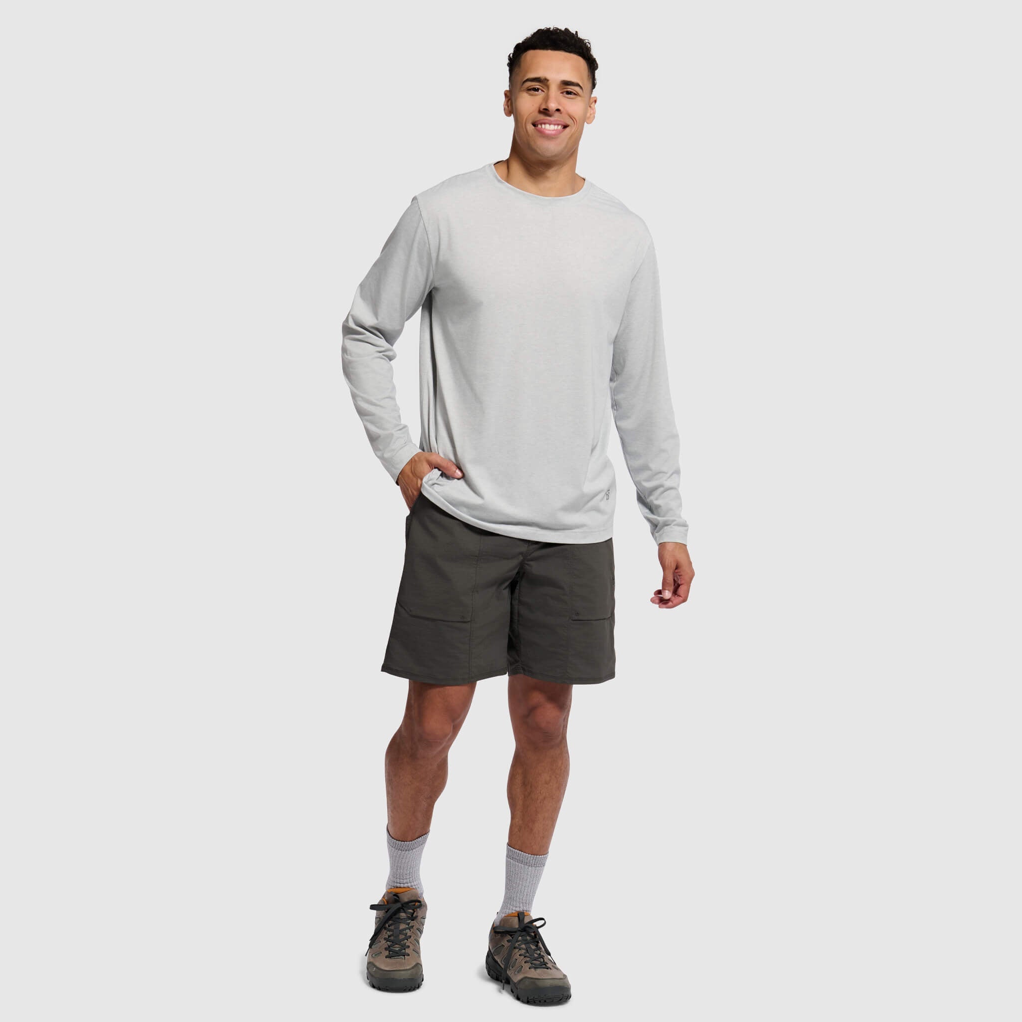 Men's BlackStrap Aspect Crewneck Long Sleeve #color_ash