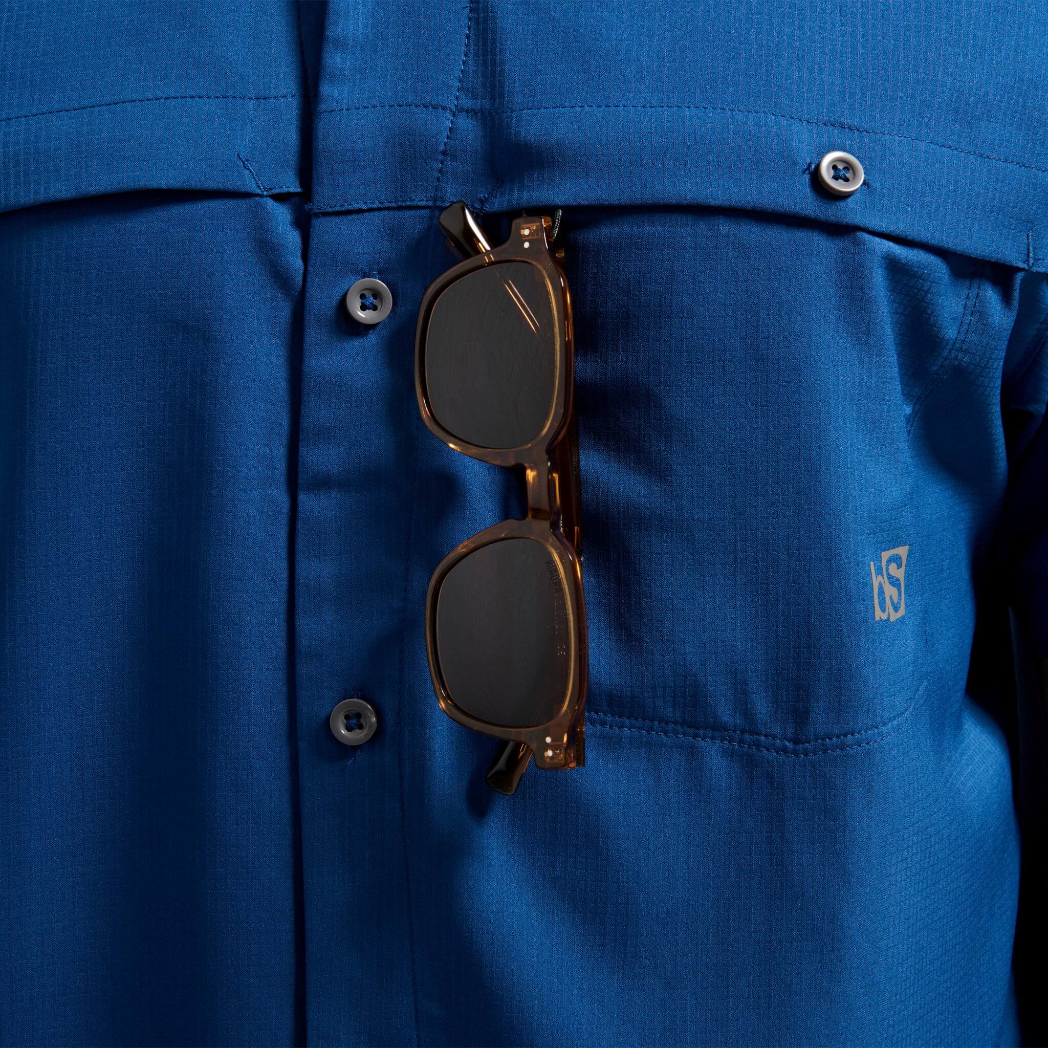 BlackStrap Mens Camp Shirt Button Up #color_deschutes