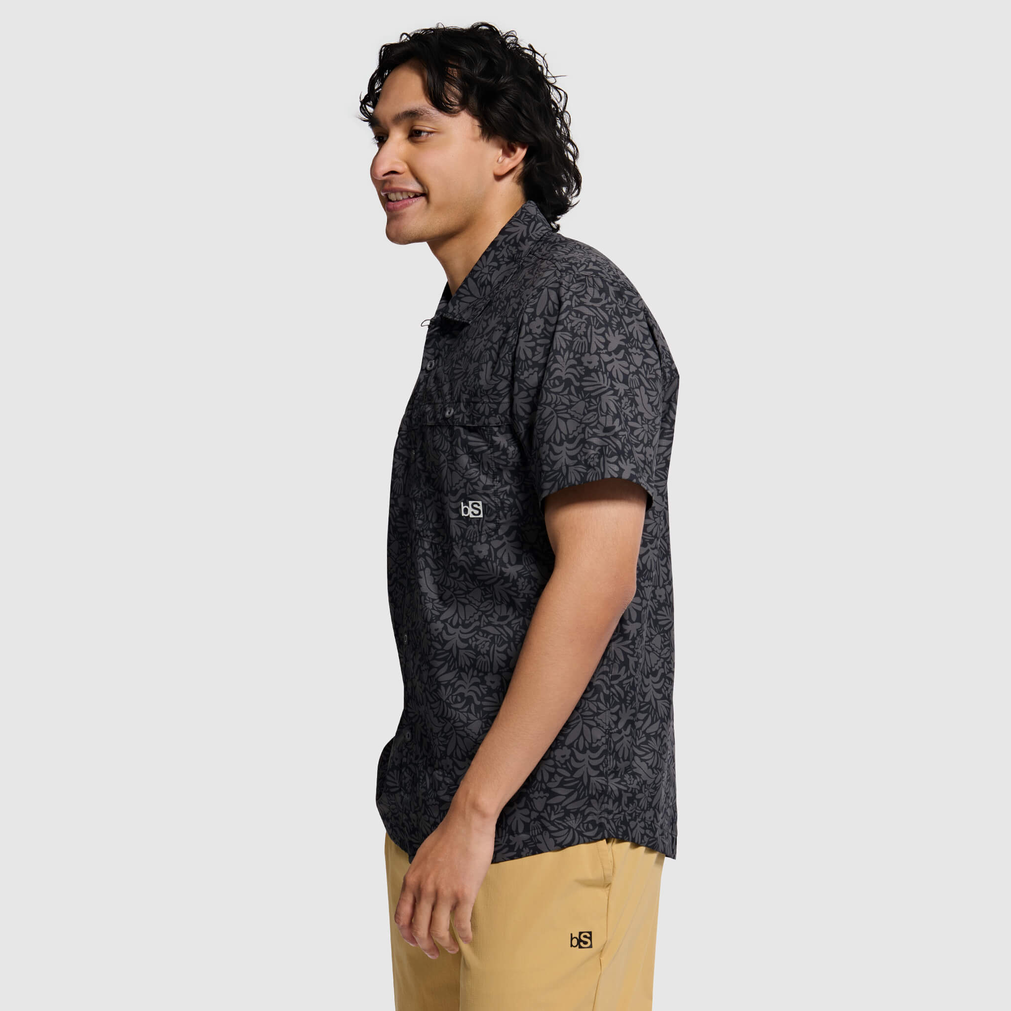 BlackStrap Mens Camp Shirt Button Up #color_florican smoldered