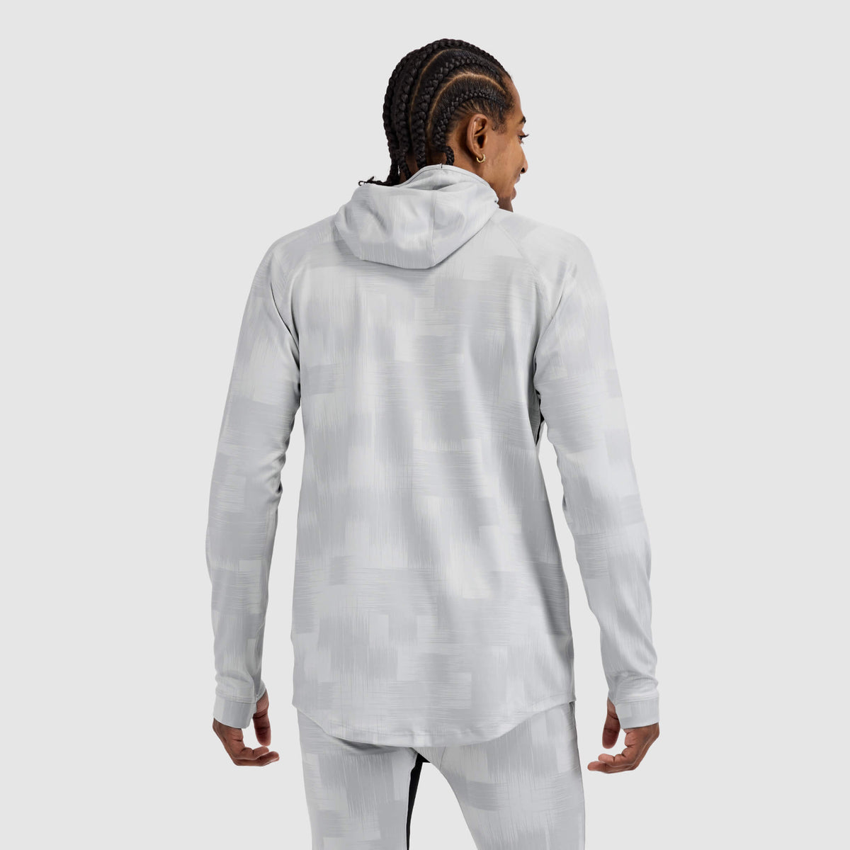 Men's Summit Base Layer Hoodie BlackStrap #color_tractical ash