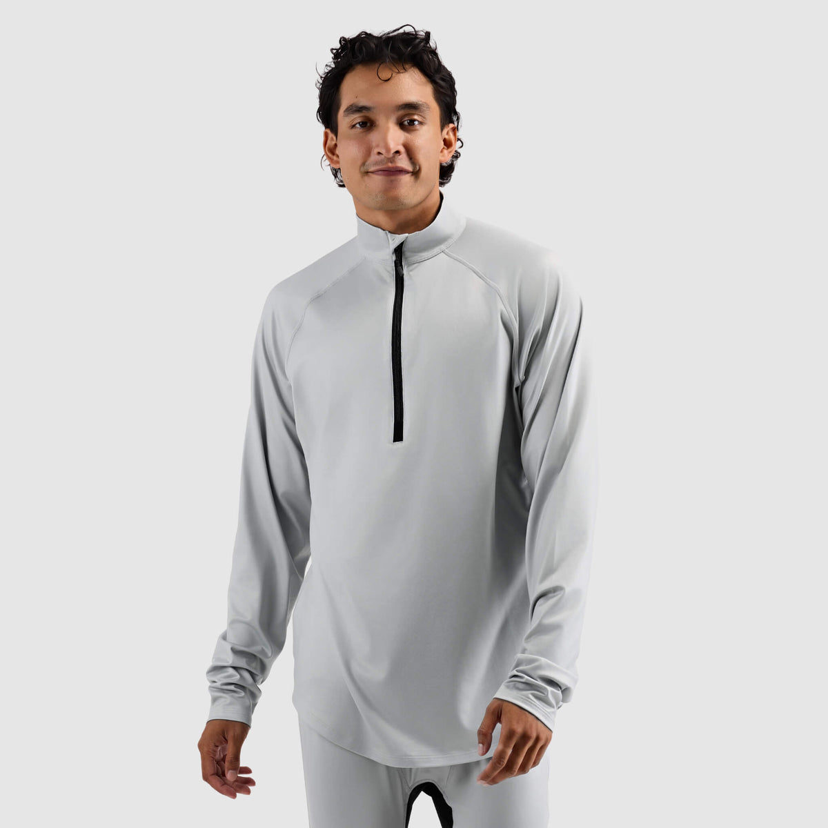 BlackStrap Mens Vista Quarter Zip Pullover #color_ash