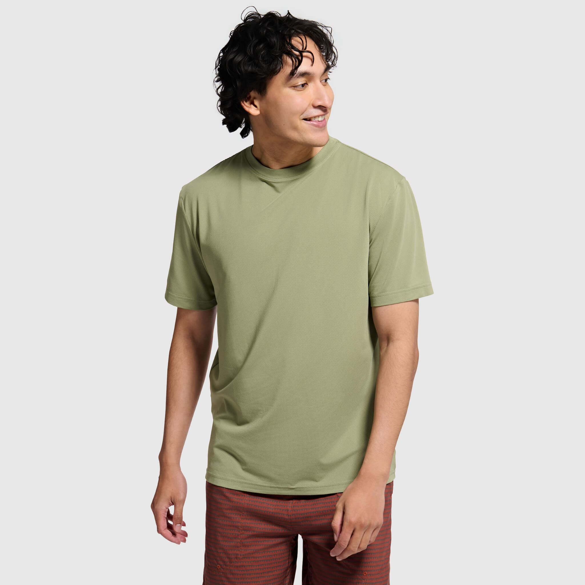 Men's Voyage Tee Shirt BlackStrap #color_sagebrush