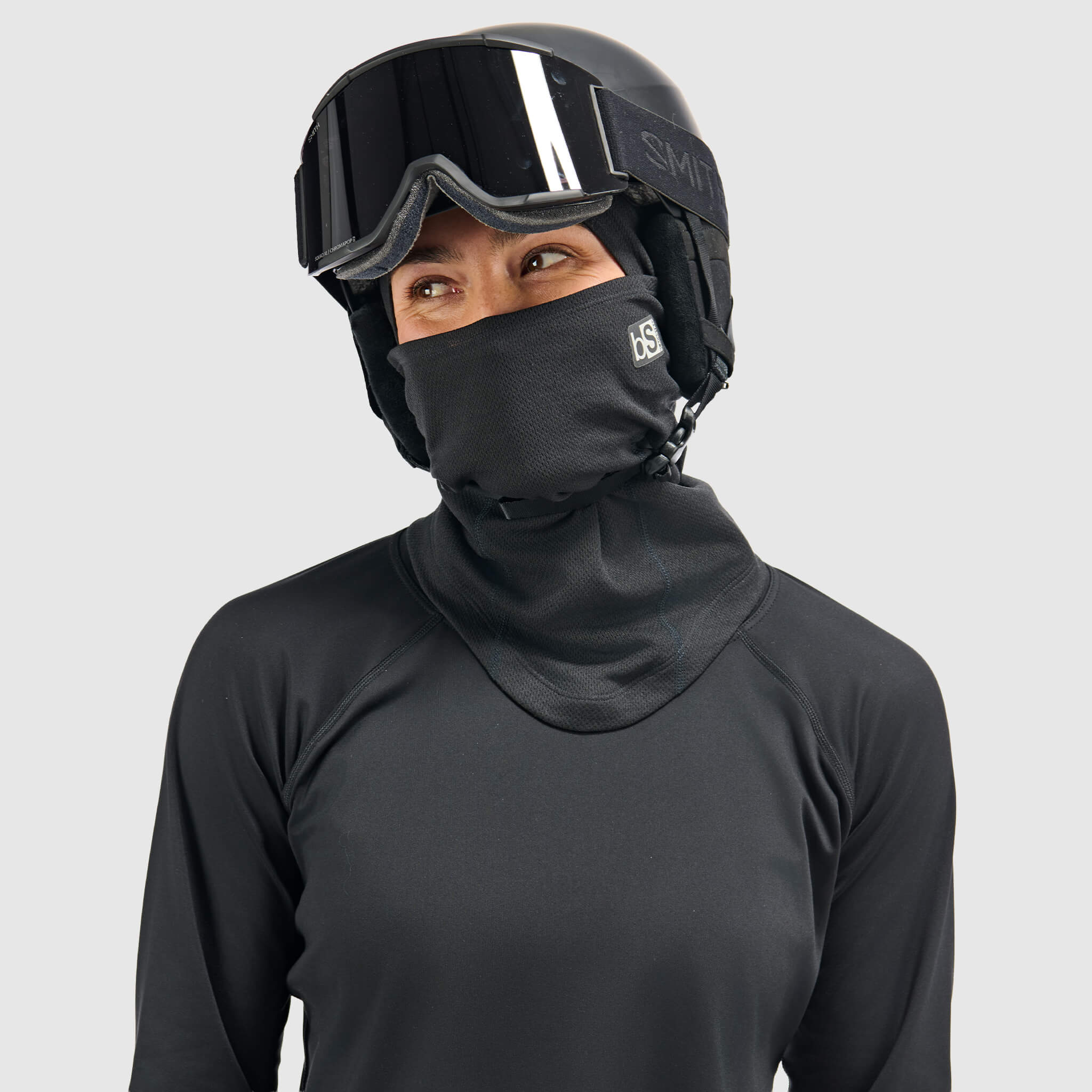 BlackStrap Merino Hood Balaclava #color_black