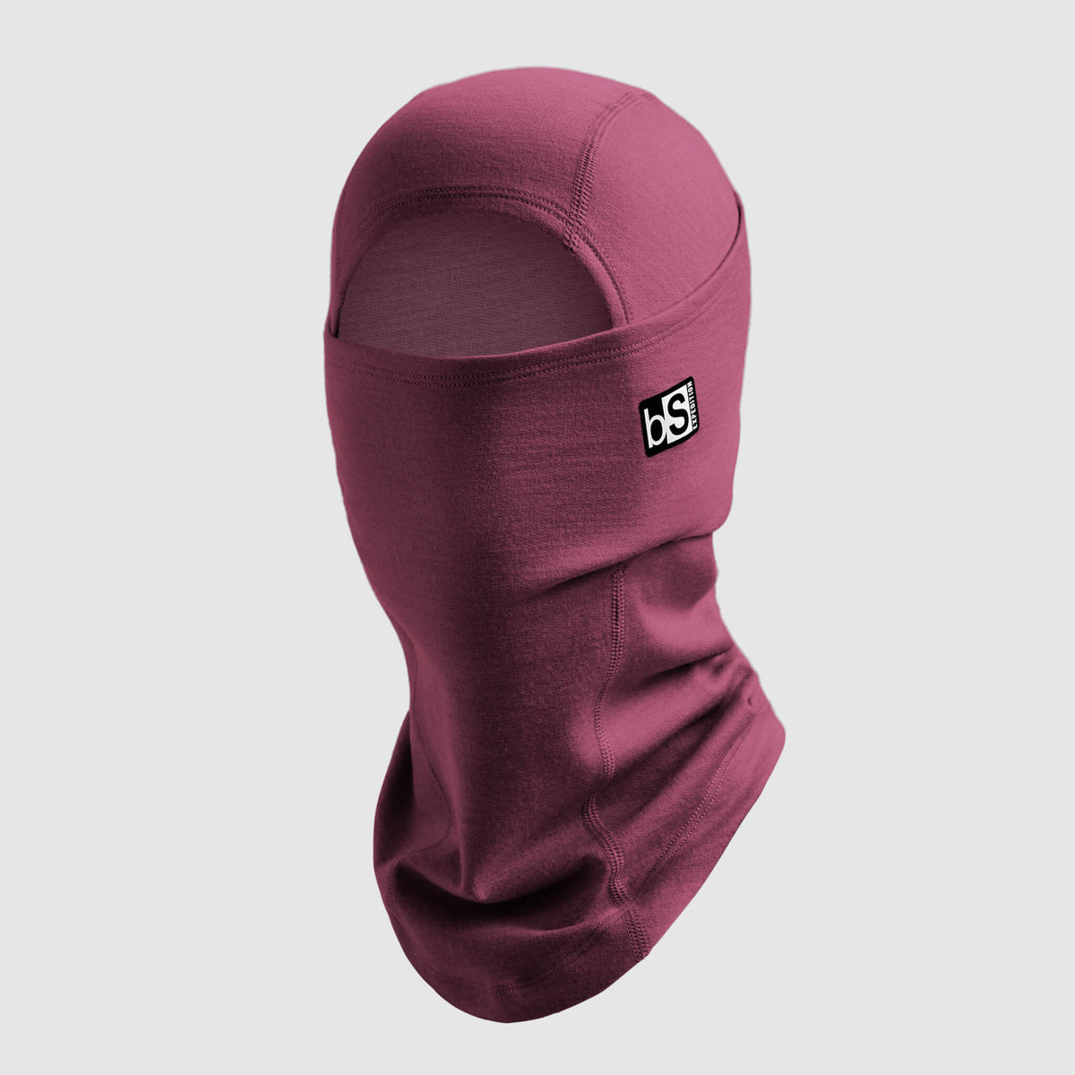 BlackStrap Merino Expedition Hood Balaclava Cherry #color_cherry