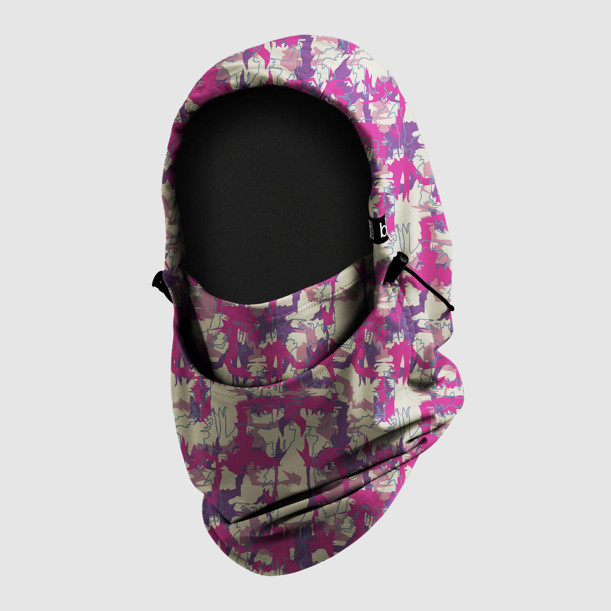 Team Hood Balaclava | Prints BlackStrap Badlands Begonia #color_badlands-begonia