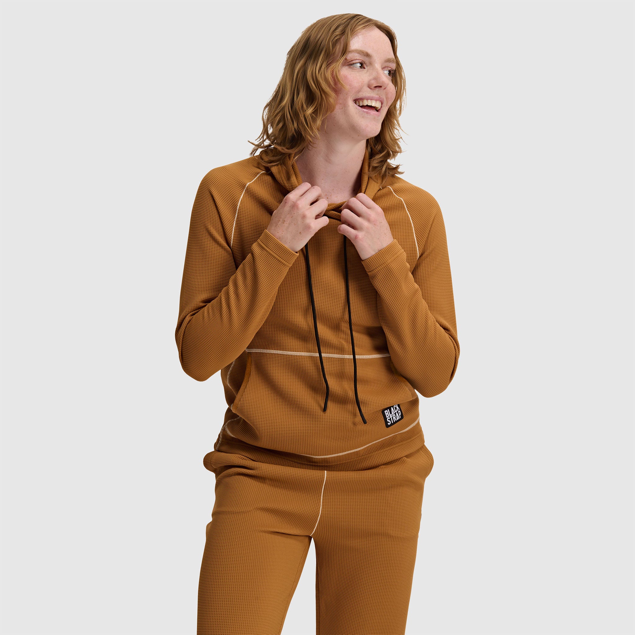 BlckStrap Women's Baseleisure Hoodie #color_fossil