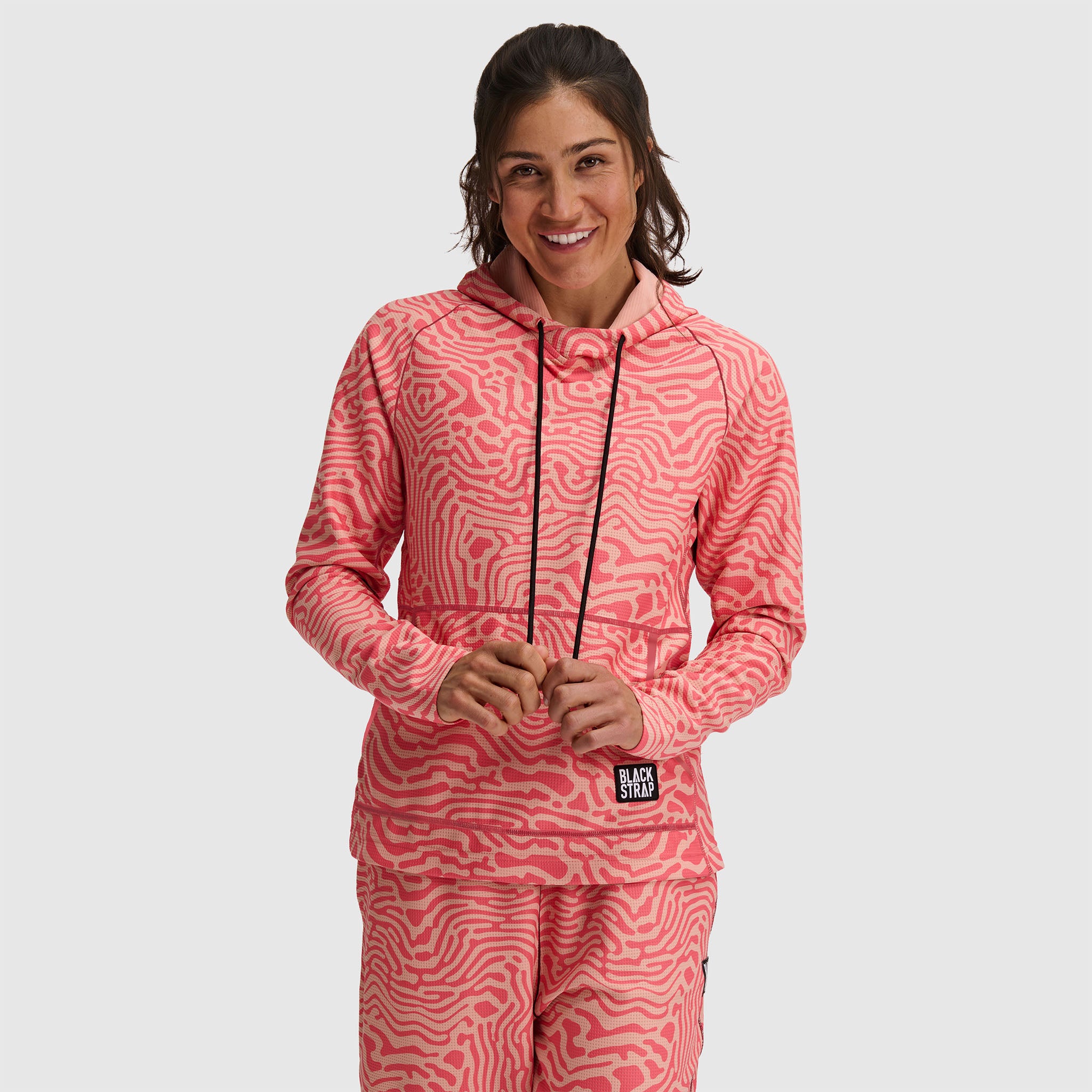 BlckStrap Women's Baseleisure Hoodie #color_inprint maple