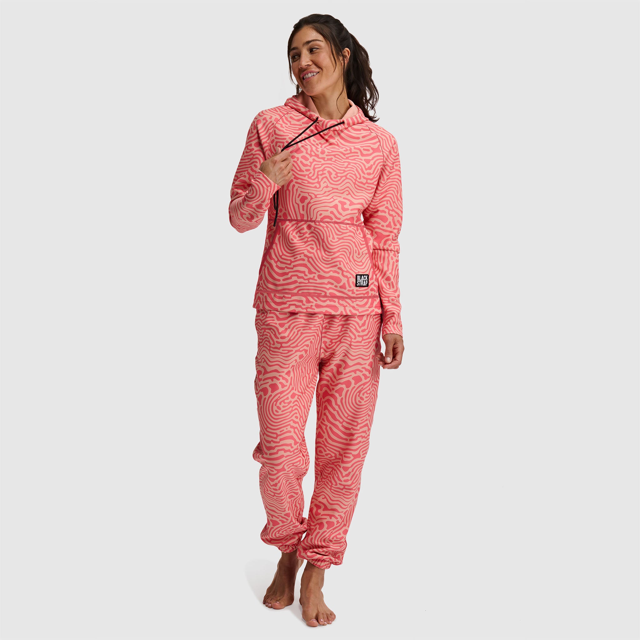 BlckStrap Women's Baseleisure Hoodie #color_inprint maple