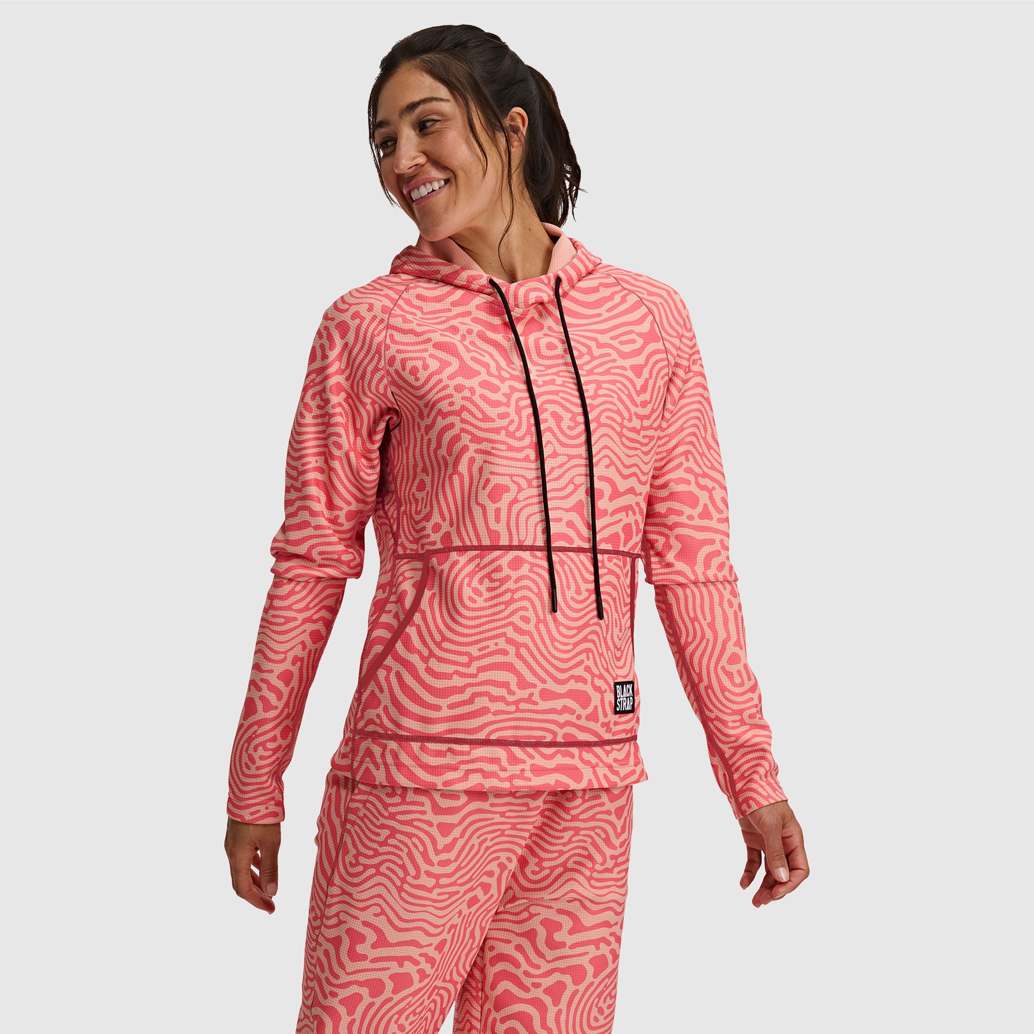 BlckStrap Women's Baseleisure Hoodie #color_inprint maple