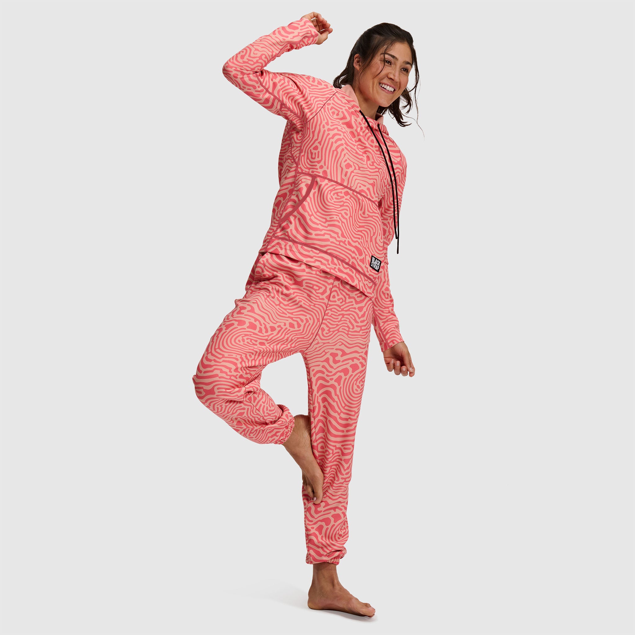 BlckStrap Women's Baseleisure Hoodie #color_inprint maple