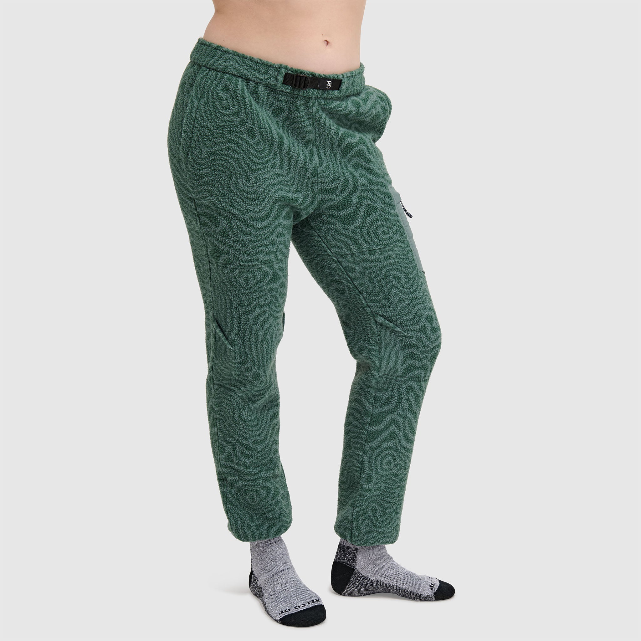 BlackStrap Women's Caldera Sherpa Fleece #color_inprint obsidian