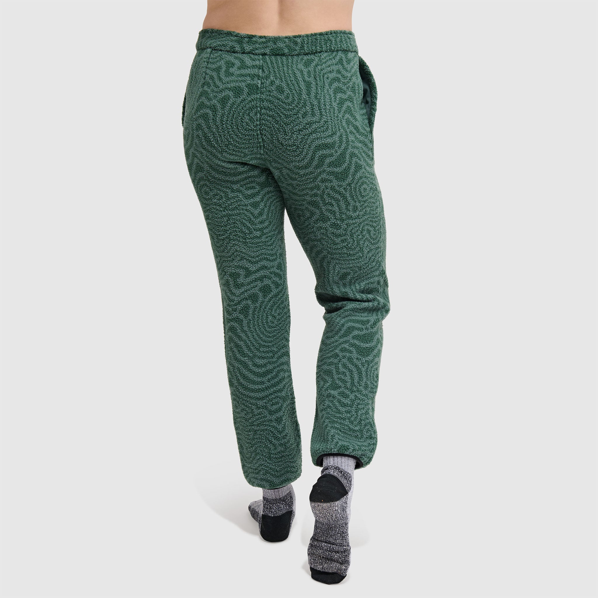 BlackStrap Women's Caldera Sherpa Fleece #color_inprint obsidian