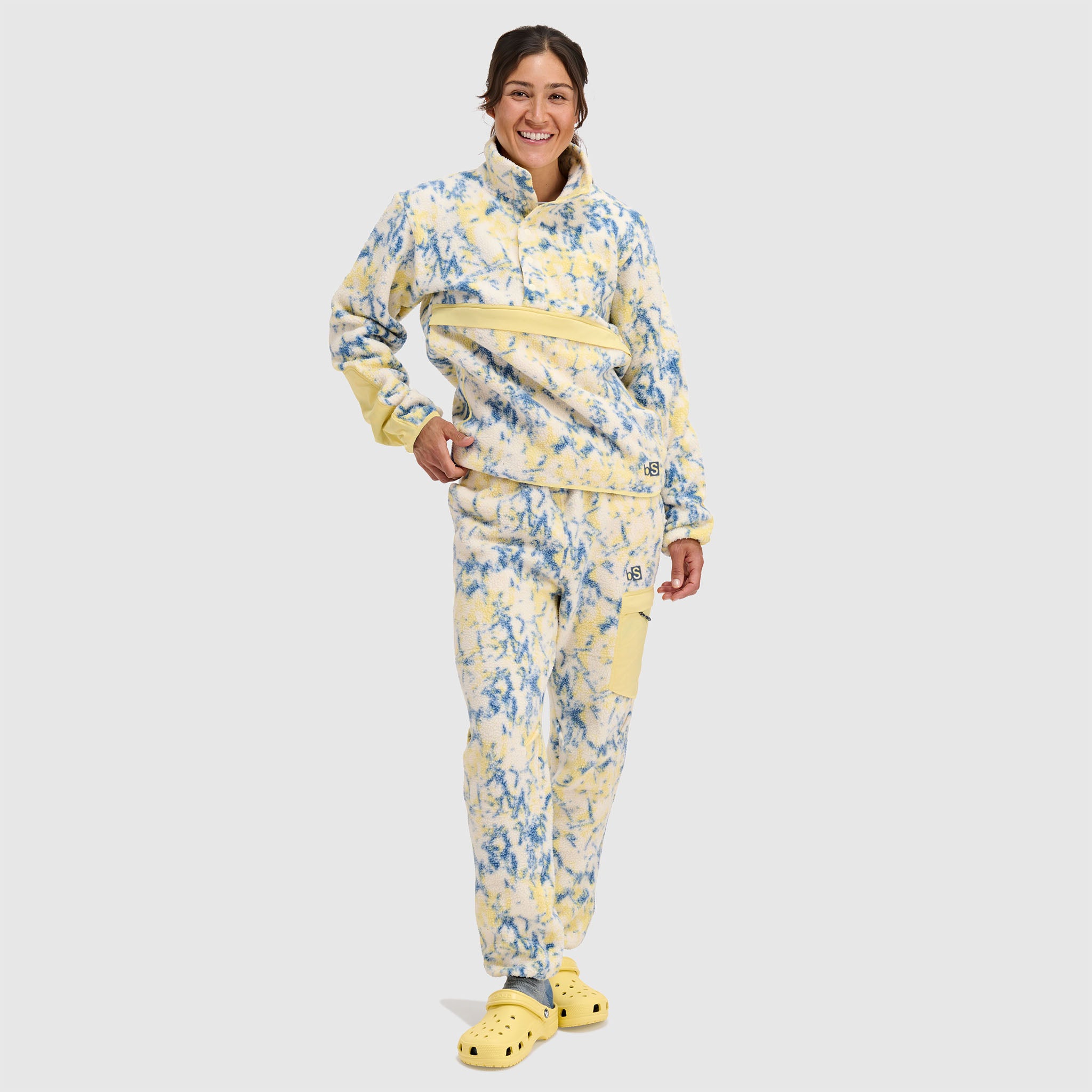 BlackStrap Women's Caldera Sherpa Fleece Half Snap Pullover #color_pulse-orion