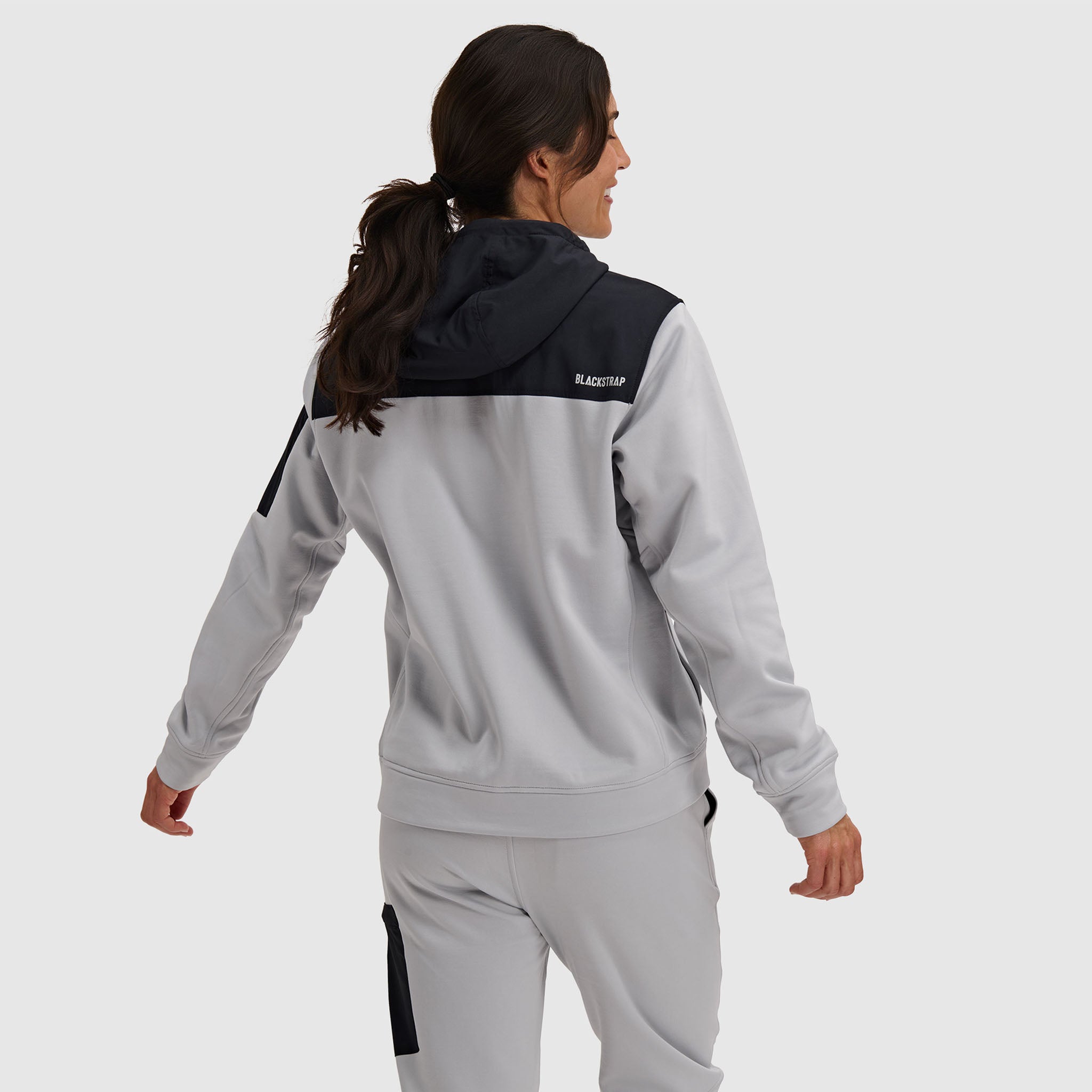 BlackStrap Women's Spectrum Full Zip Hoodie #color_ash