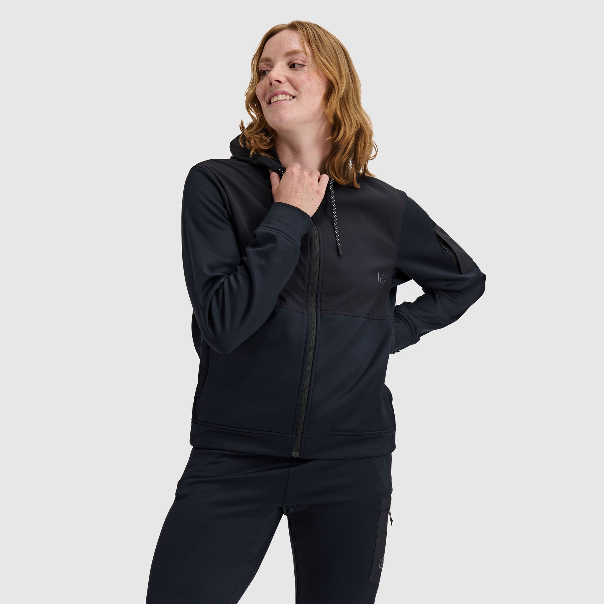 BlackStrap Women's Spectrum Full Zip Hoodie #color_black