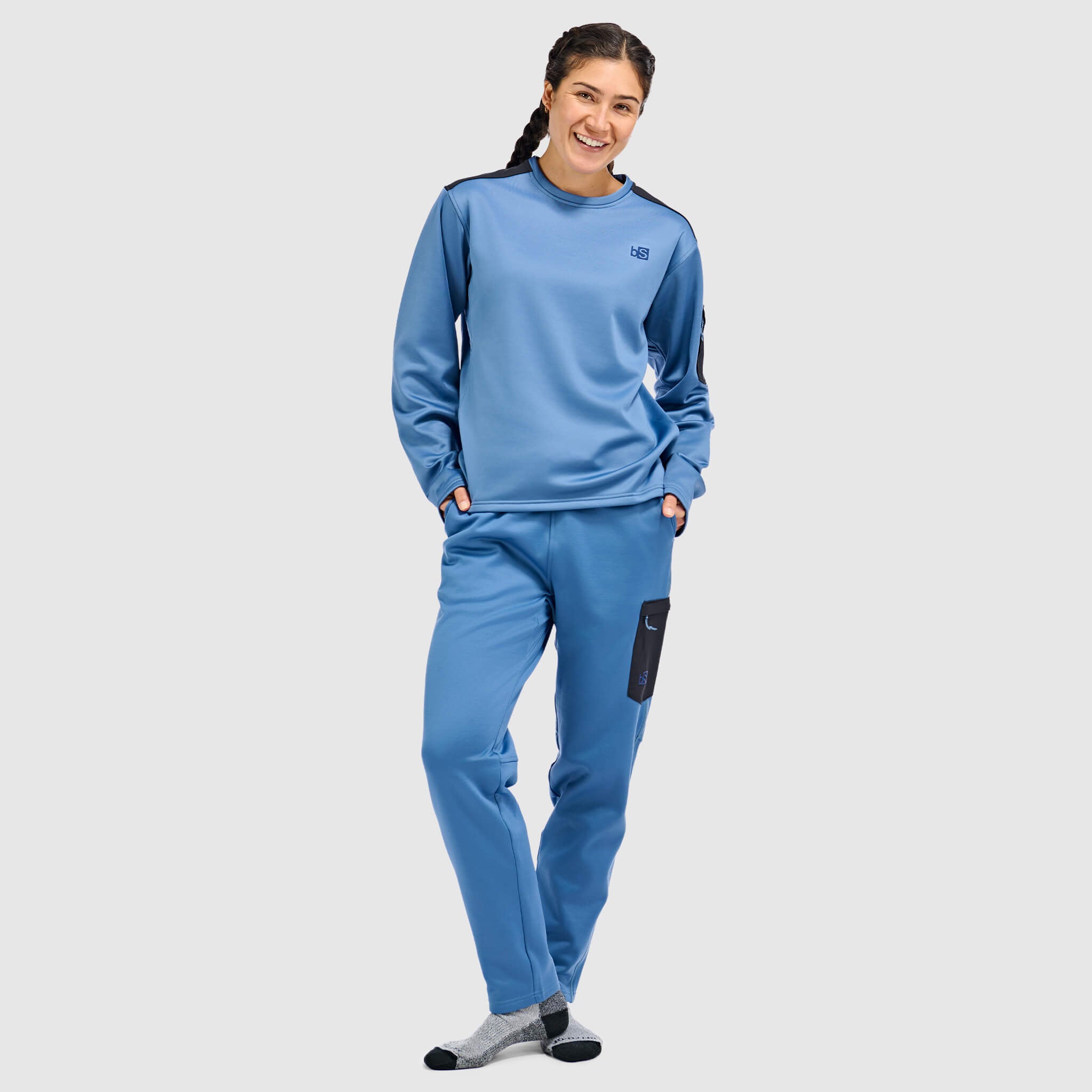 BlackStrap Womens Spectrum Fleece Pant #color_moonlight
