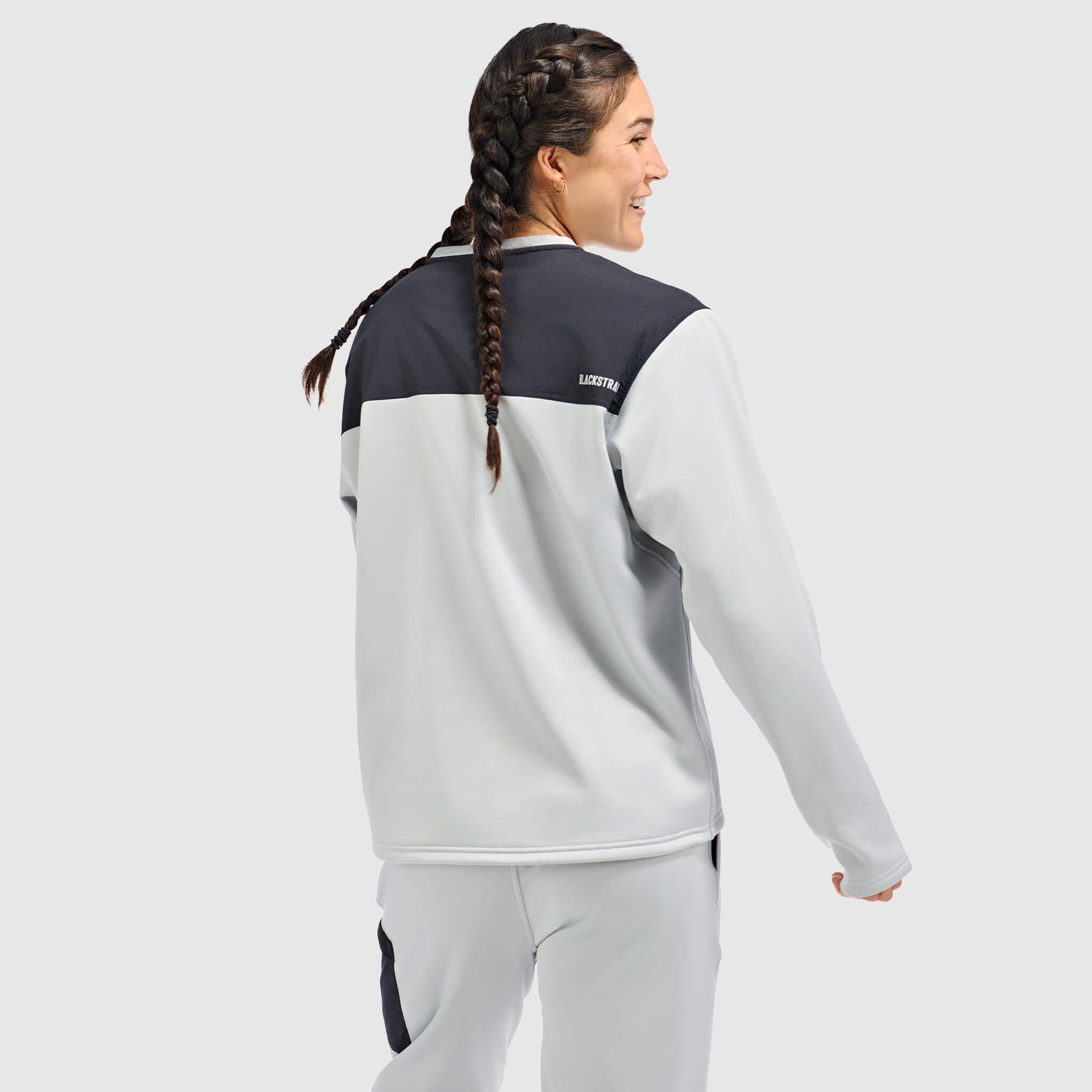 BlackStrap Women's Spectrum Pullover Fleece #color_ash