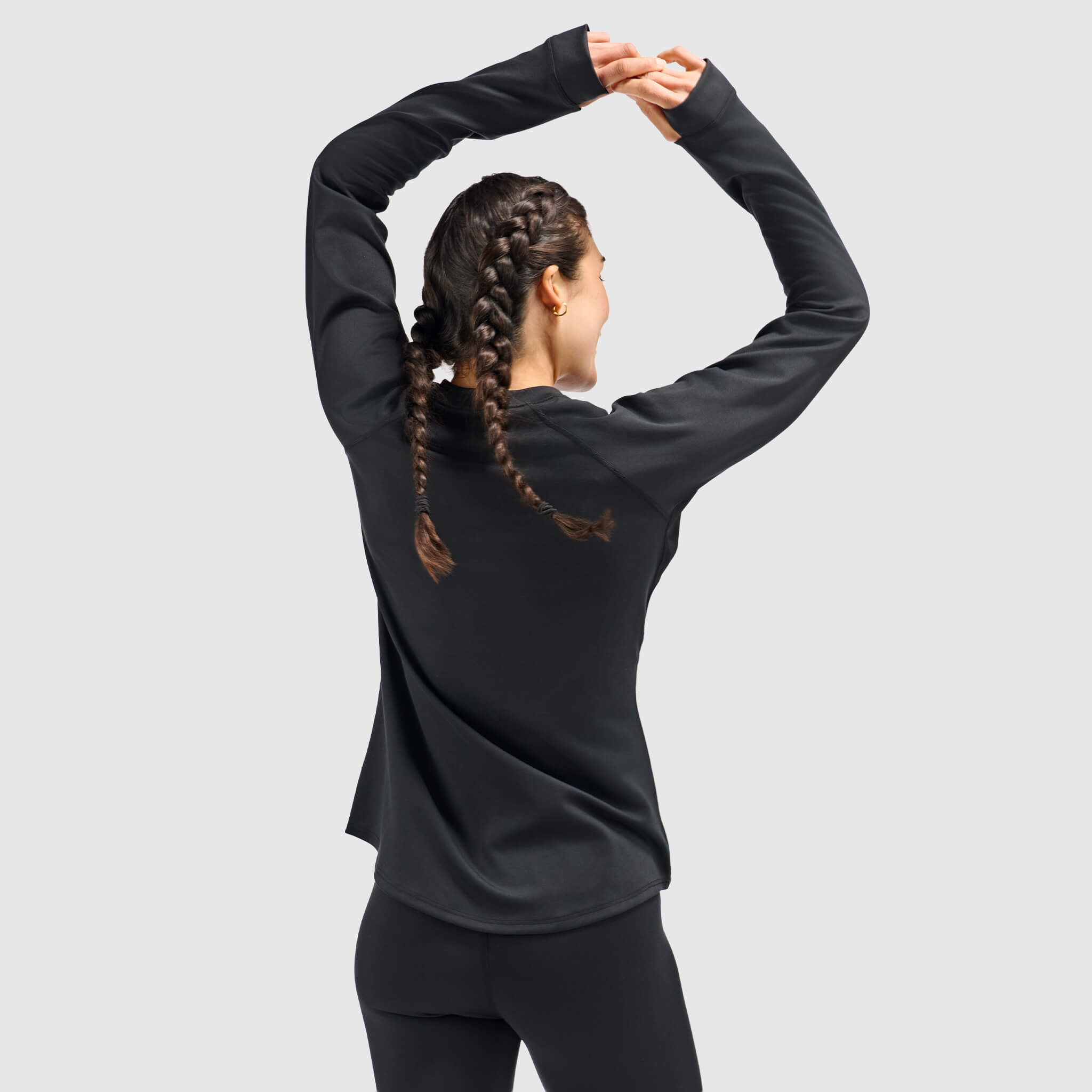 BlackStrap Women's Summit Baselayer Crewneck Long Sleeve #color_black