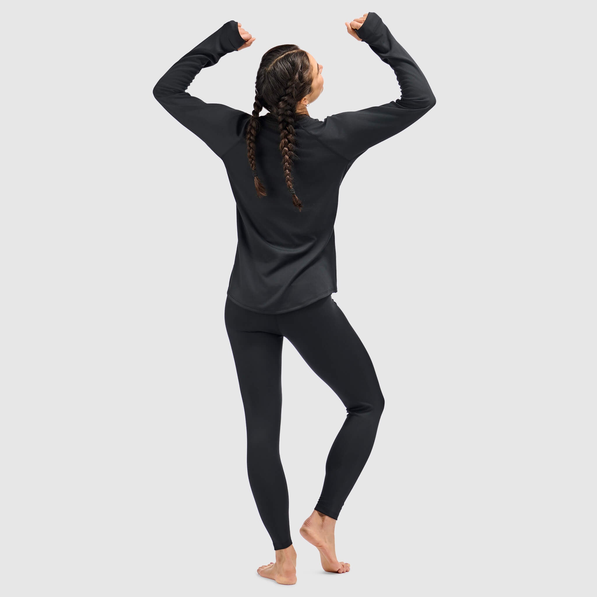 BlackStrap Women's Summit Baselayer Crewneck Long Sleeve #color_black