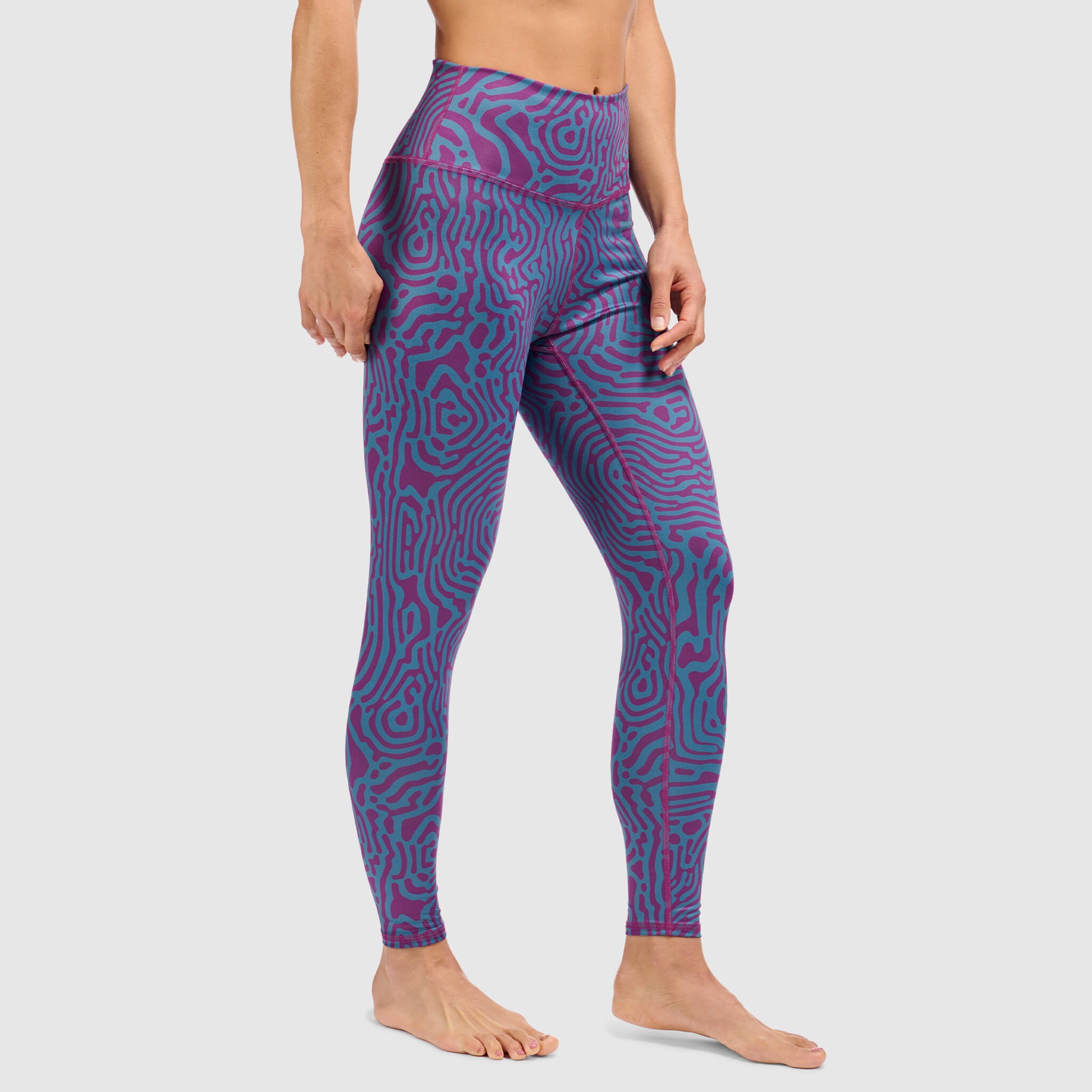 BlackStrap Women's Summit Baselayer Leggings #color_inprint currant