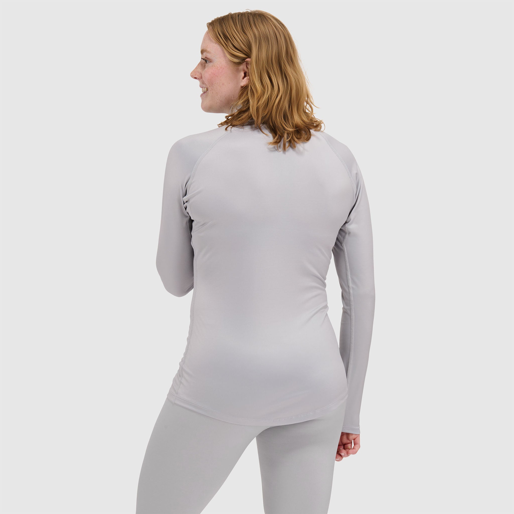 BlackStrap Womens Quarter Zip Hoodie #color_ash