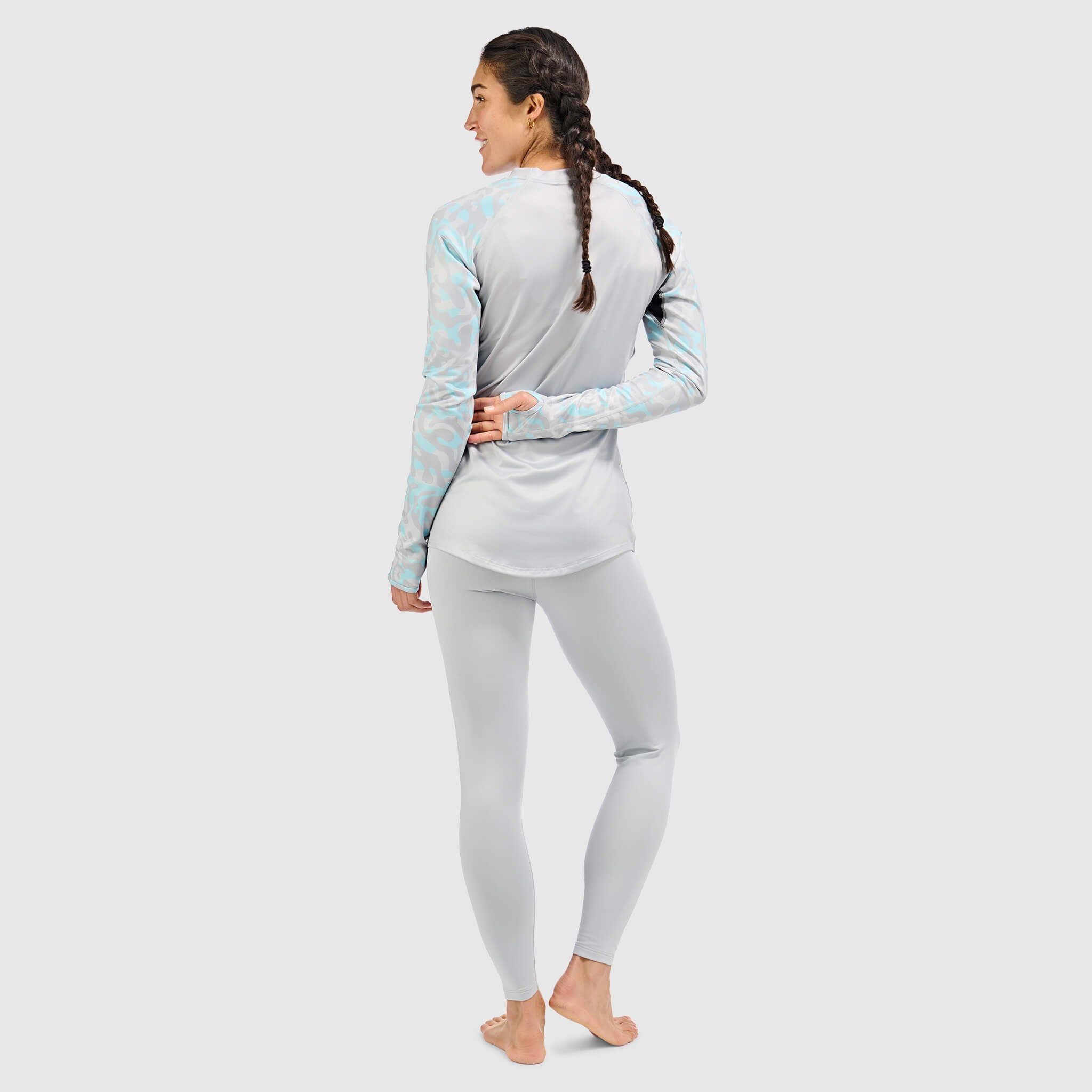 BlackStrap Women's Vista Baselayer Crewneck Long Sleeve #color_animo ash