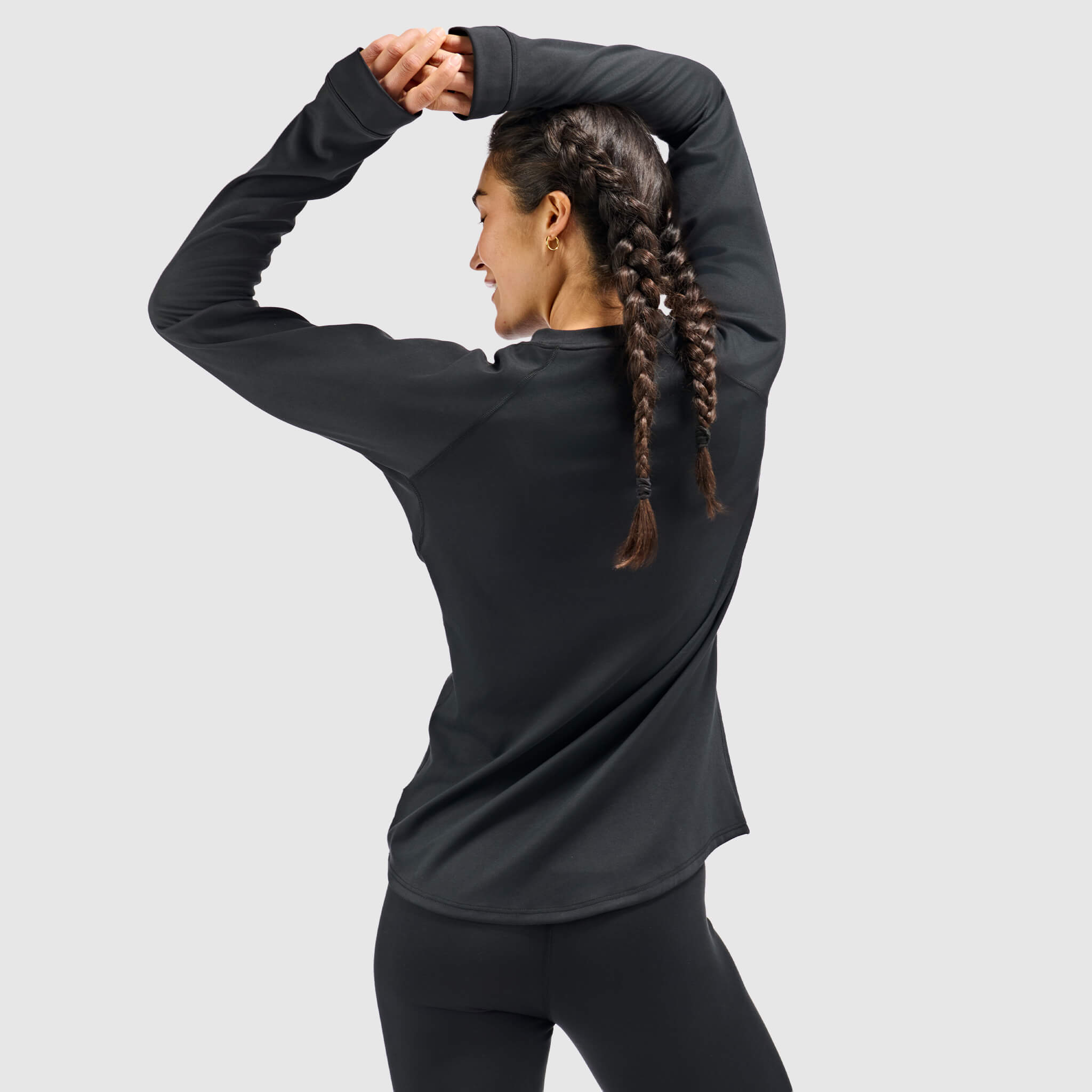 BlackStrap Women's Vista Baselayer Crewneck Long Sleeve #color_black