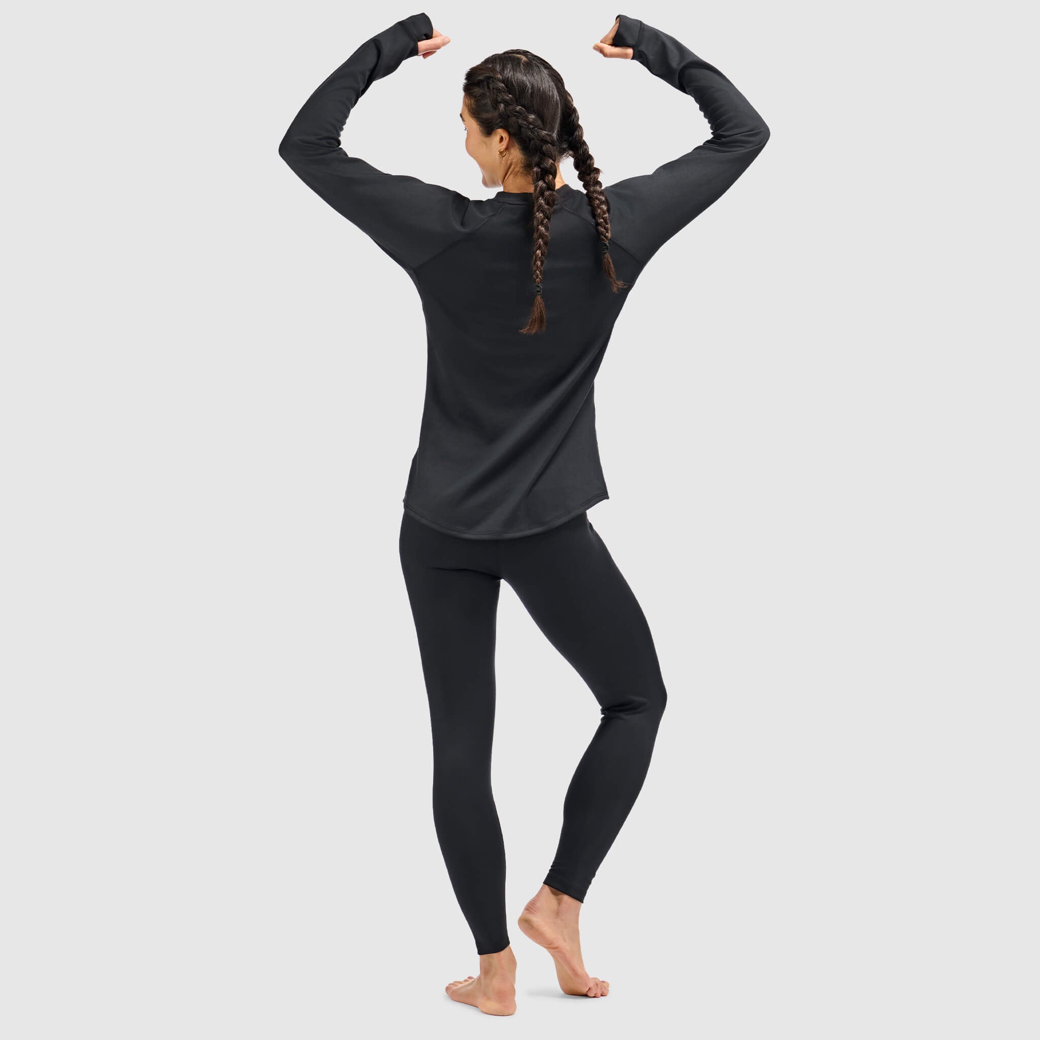BlackStrap Women's Vista Baselayer Crewneck Long Sleeve #color_black