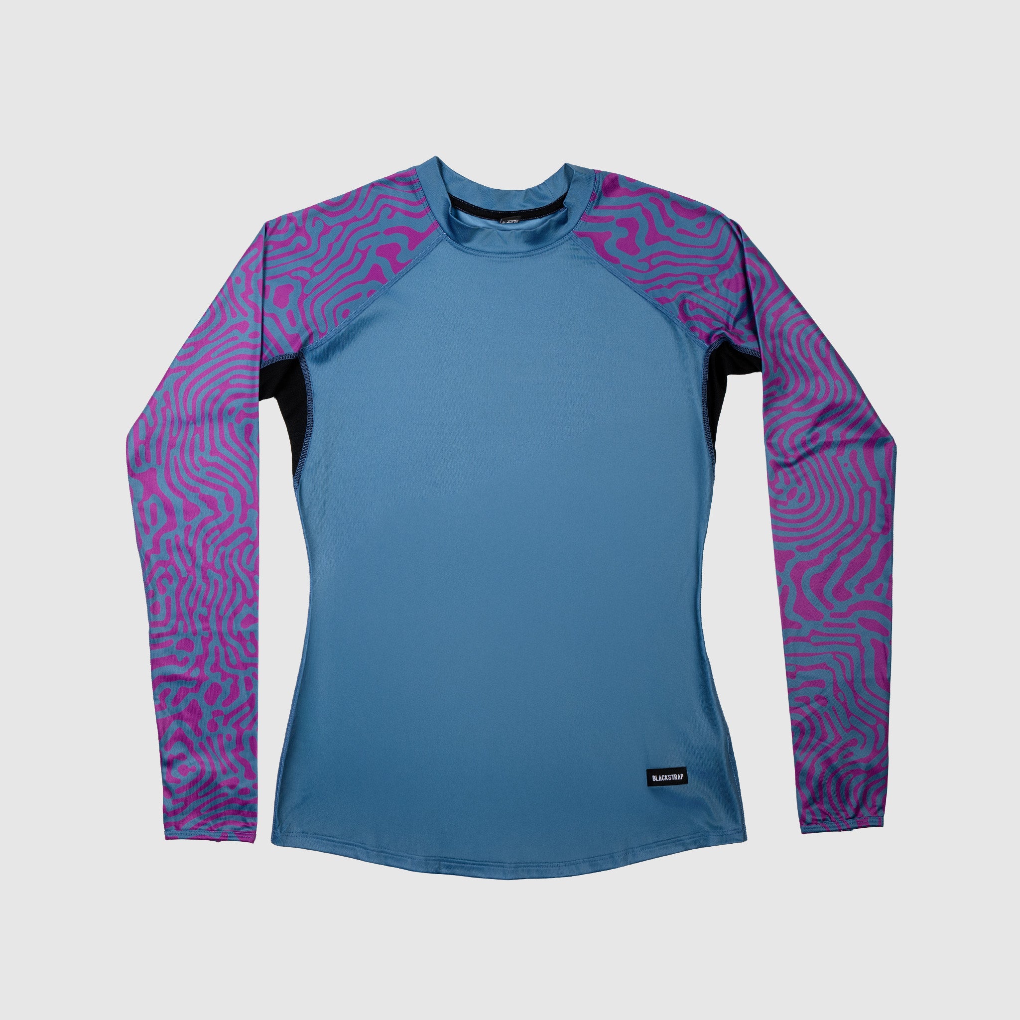 BlackStrap Women's Vista Baselayer Crewneck Long Sleeve #color_inprint-currant