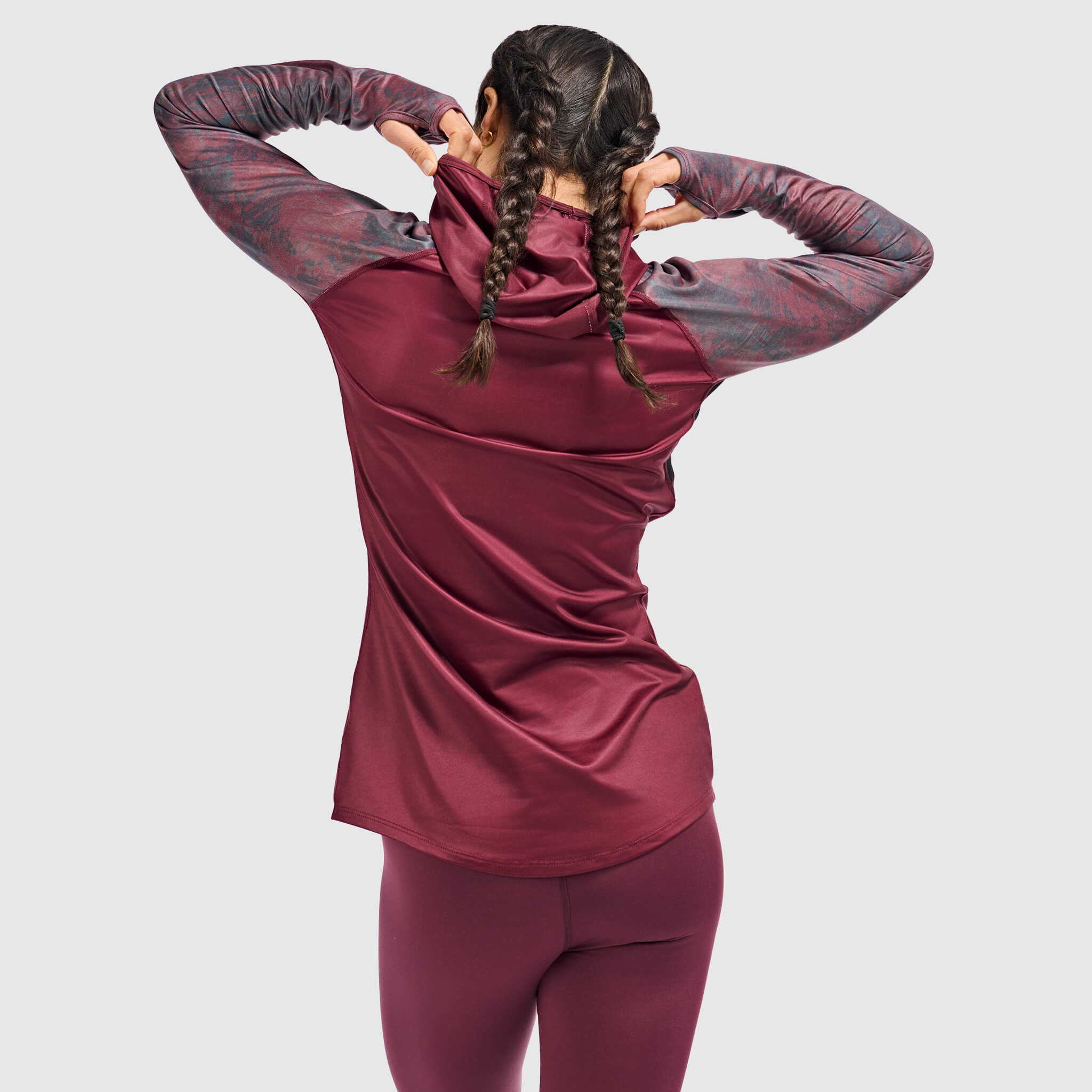 BlackStrap Women's Vista Baselayer Hoodie #color_pulse-cherry
