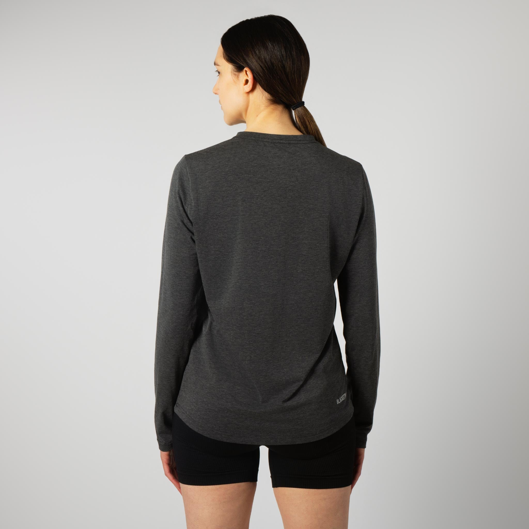 Women's BlackStrap Aspect Crewneck Long Sleeve Shirt #color_black