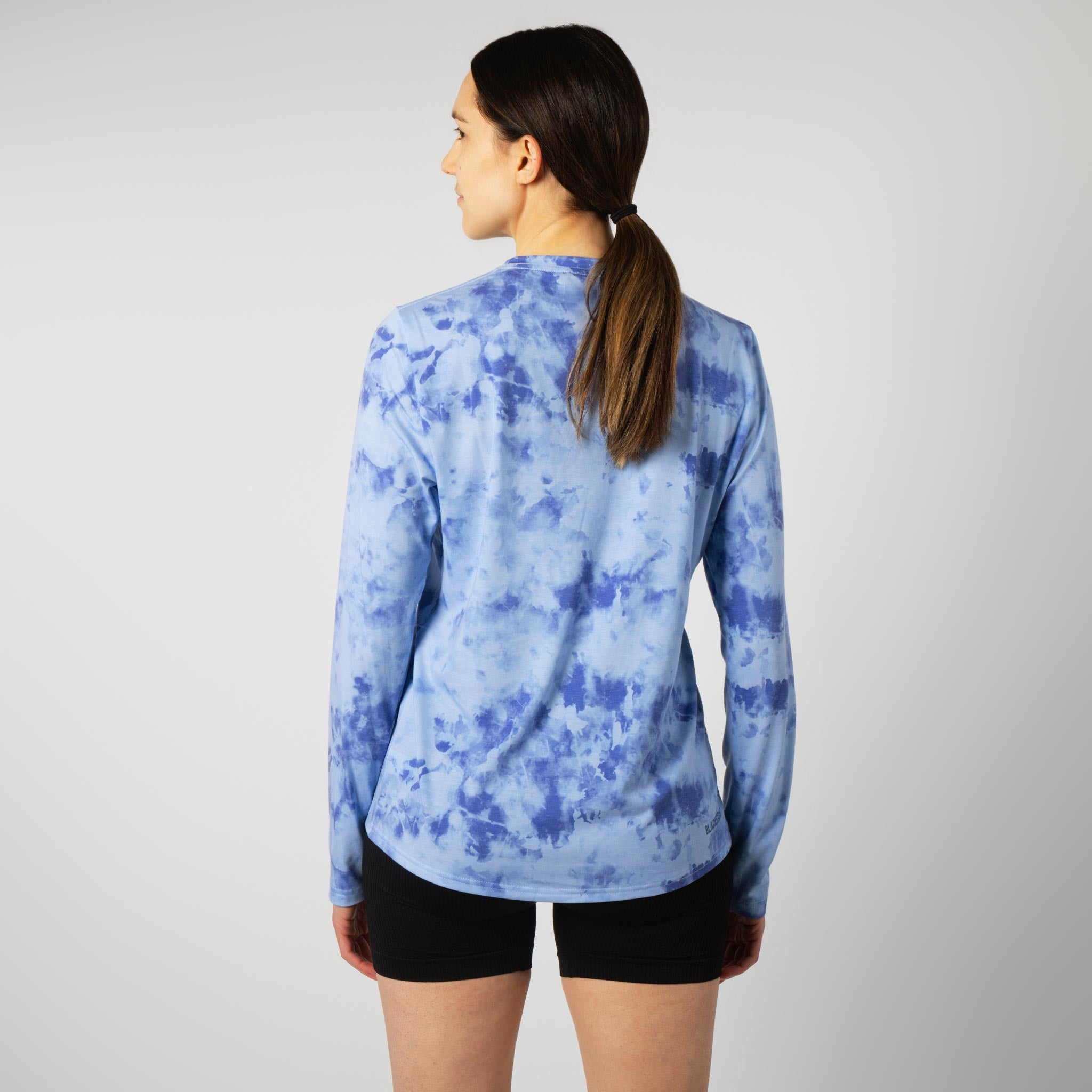Women's BlackStrap Aspect Crewneck Long Sleeve Shirt #color_tie dye crescent