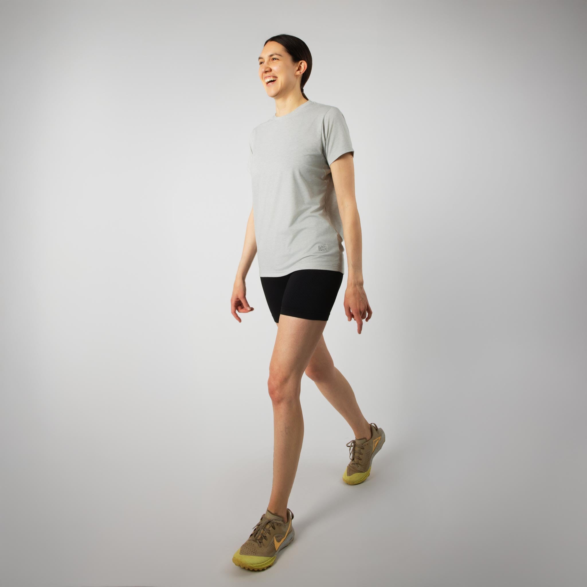 Women's BlackStrap Aspect Tee Shirt #color_ash