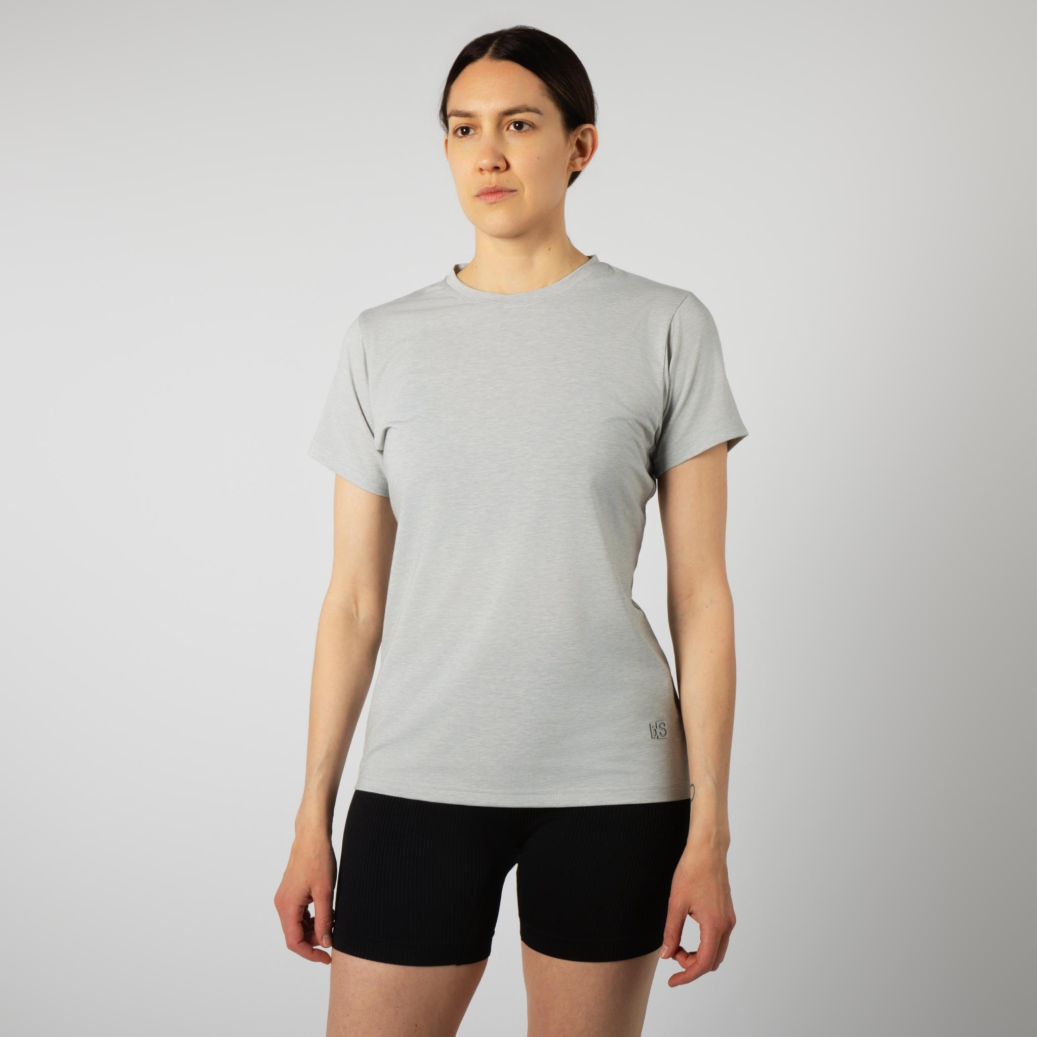 Women's BlackStrap Aspect Tee Shirt #color_ash