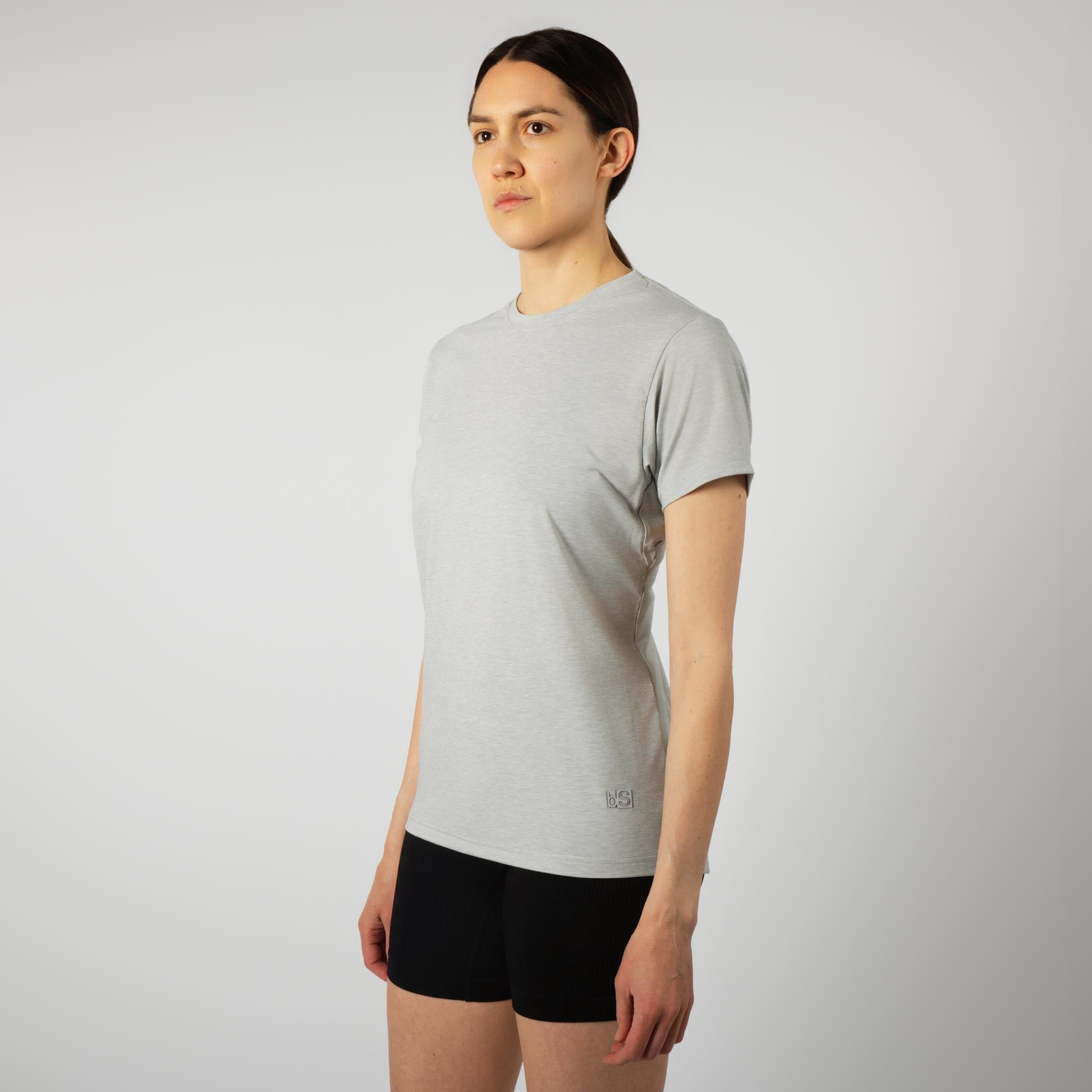 Women's BlackStrap Aspect Tee Shirt #color_ash