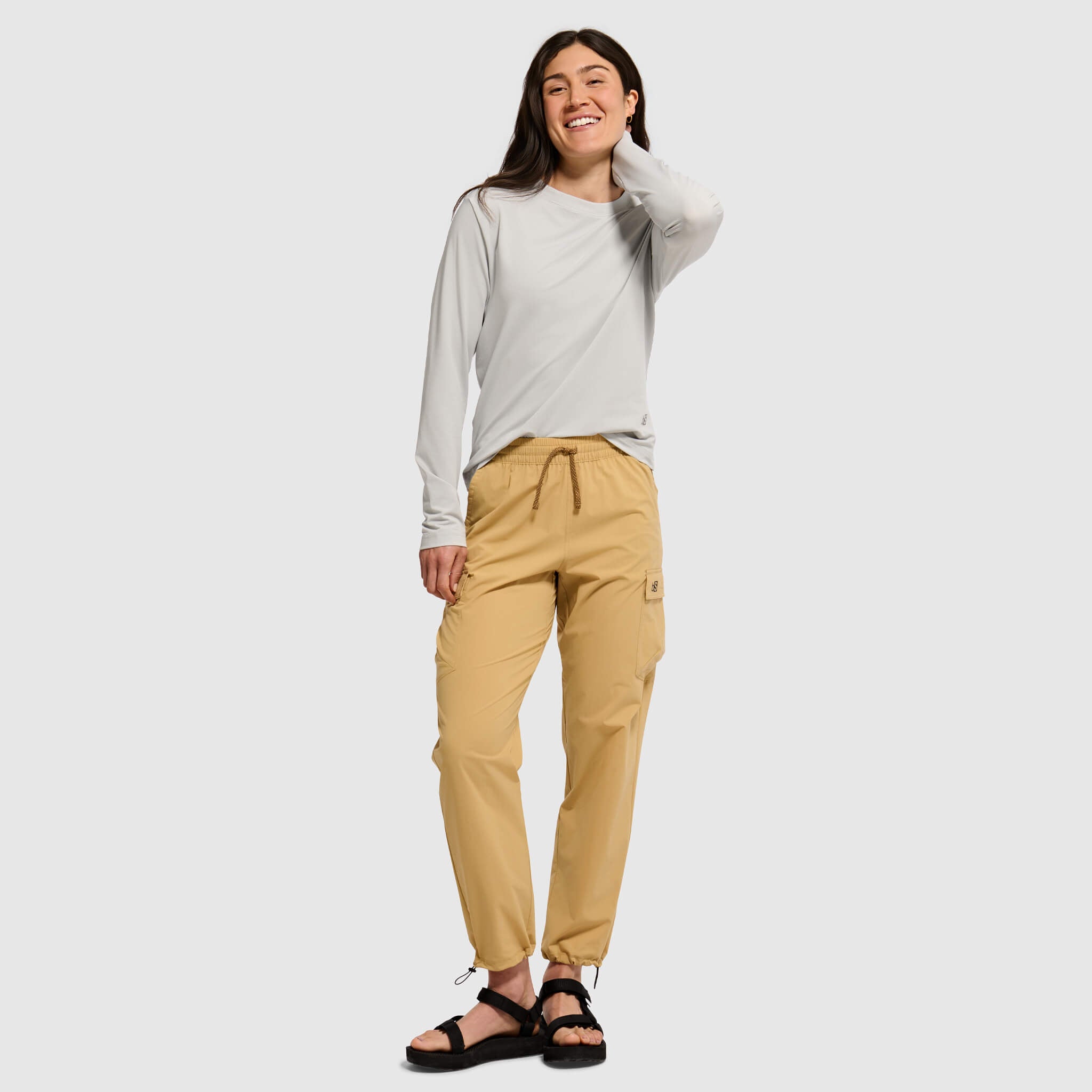 BlackStrap Women's Approach Pant with drawstring #color_lark