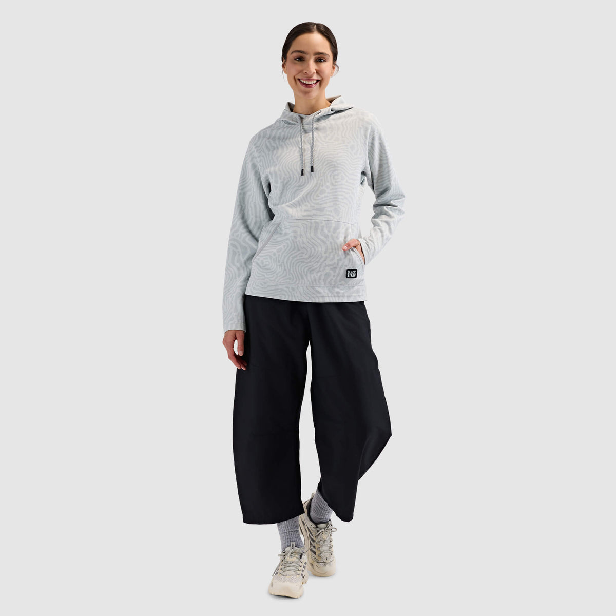 BlackStrap Women's Baseleisure Hoodie #color_inprint ash