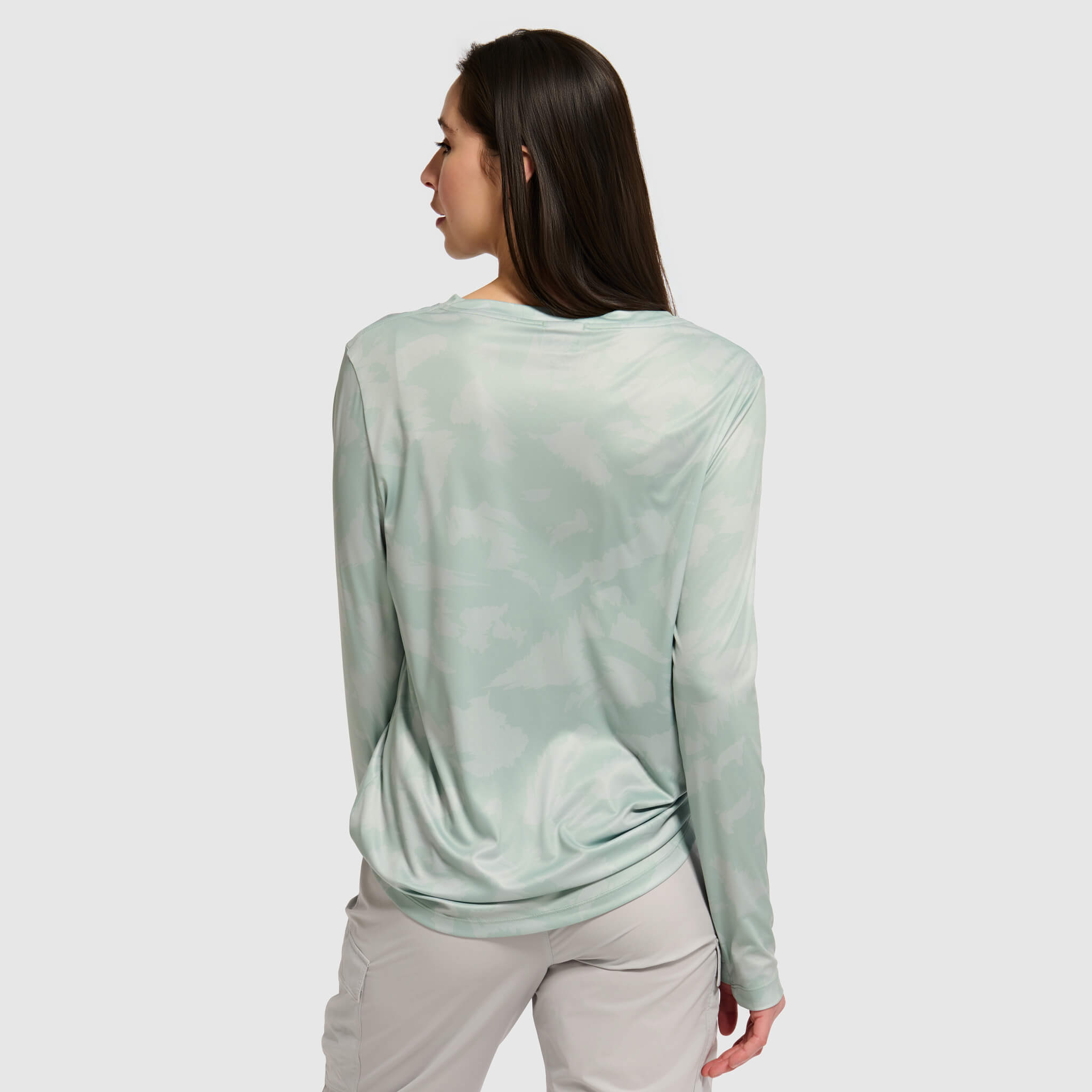 Women's Brackish Crewneck Long Sleeve BlackStrap #color_slash spruce