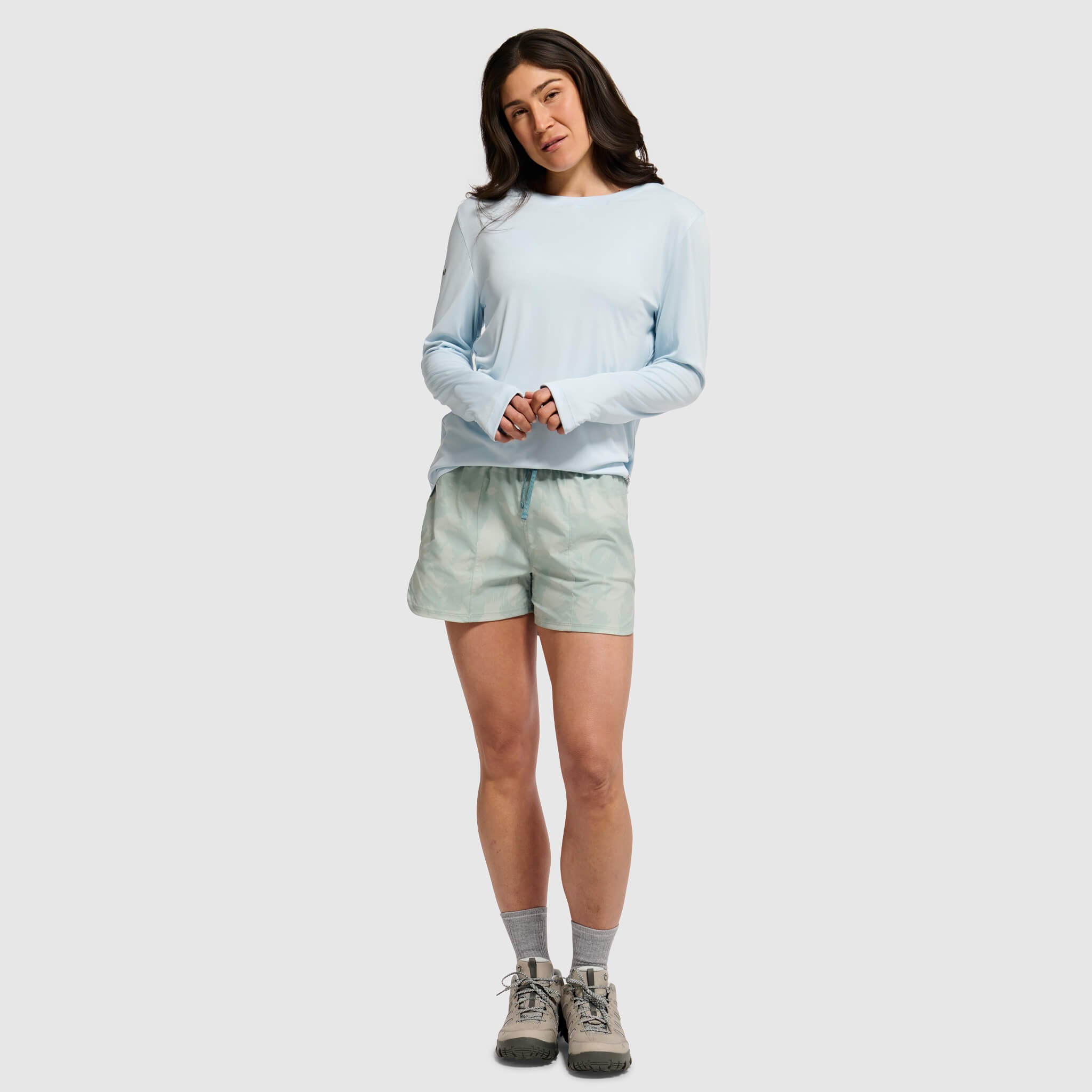 Women's Brackish Crewneck Long Sleeve BlackStrap #color_stratus