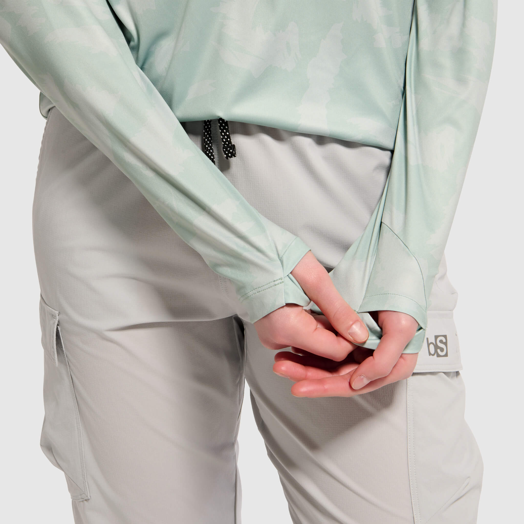 Women's Brackish Hoodie BlackStrap #color_slash spruce