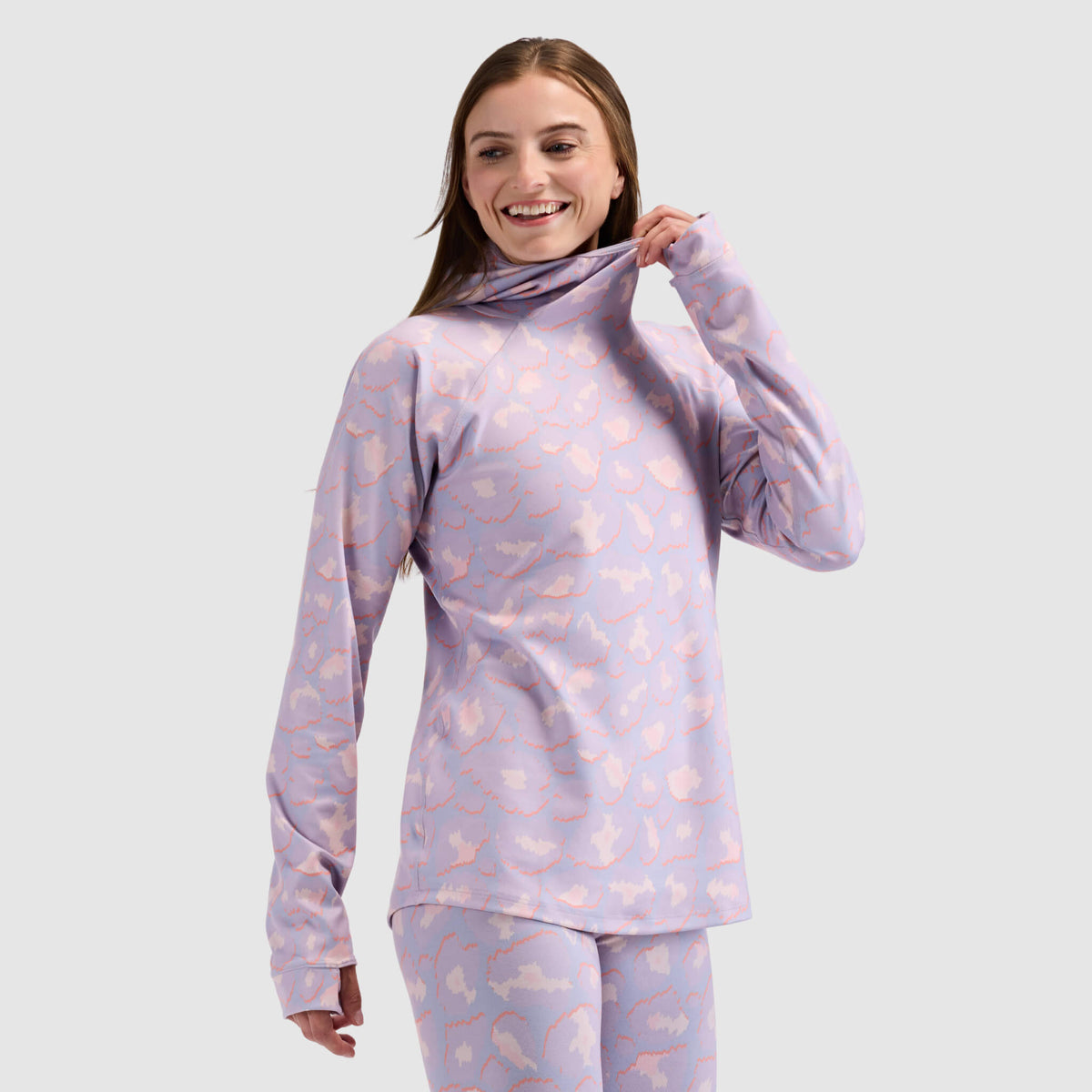 BlackStrap Women's Summit Baselayer Hoodie #color_ocelot dusk