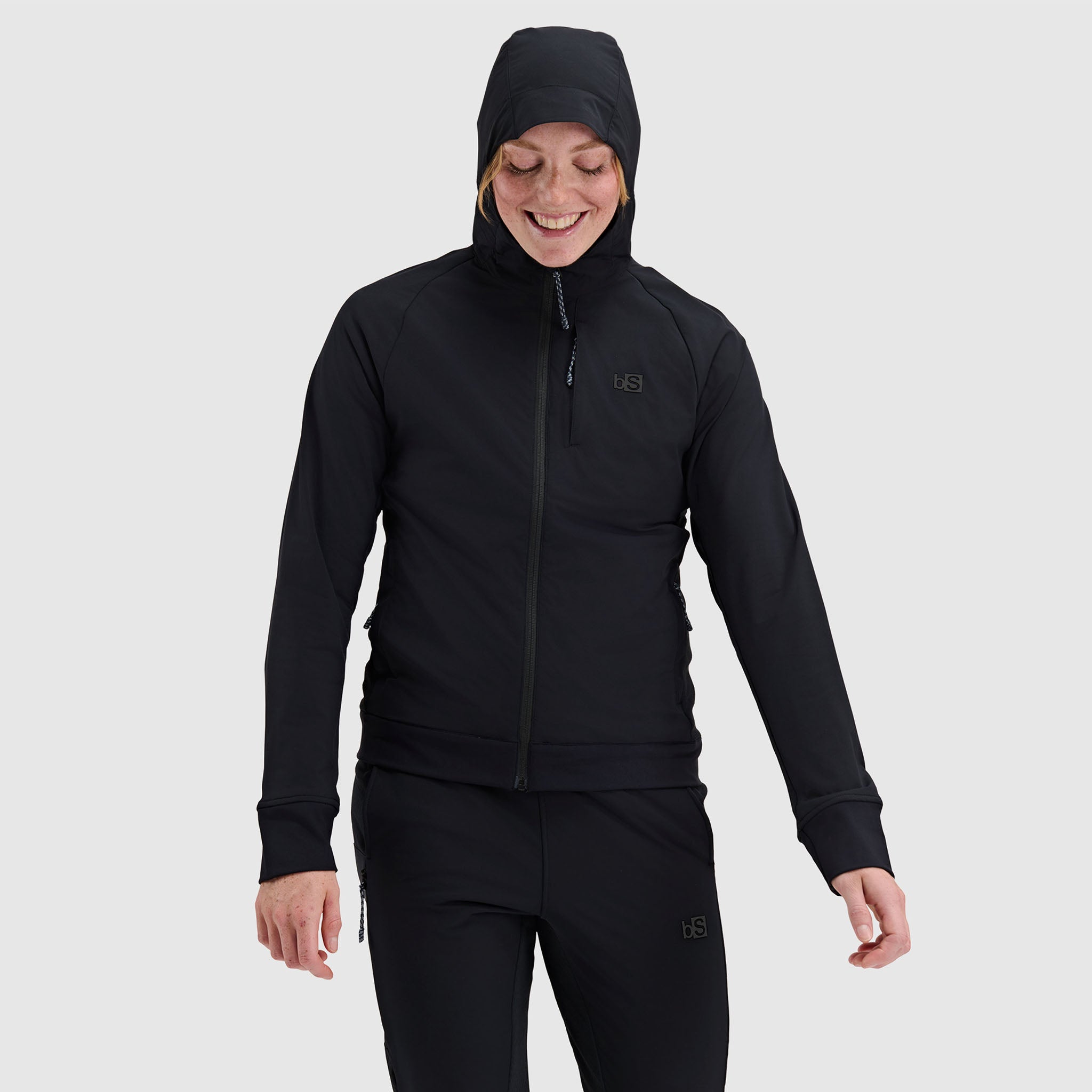 BlackStrap Womens Tribrid Full Zip Jacket #color_black