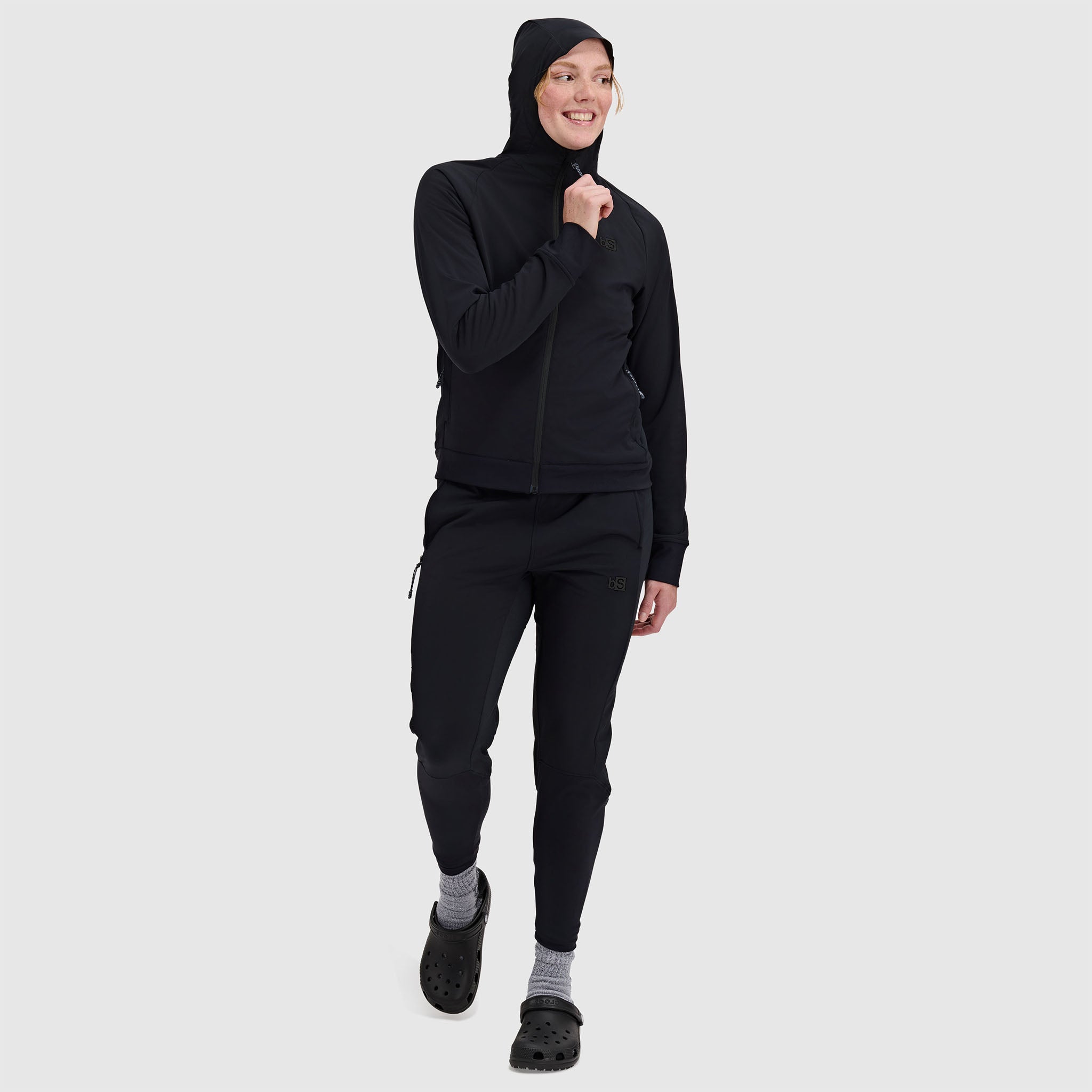 BlackStrap Womens Tribrid Full Zip Jacket #color_black